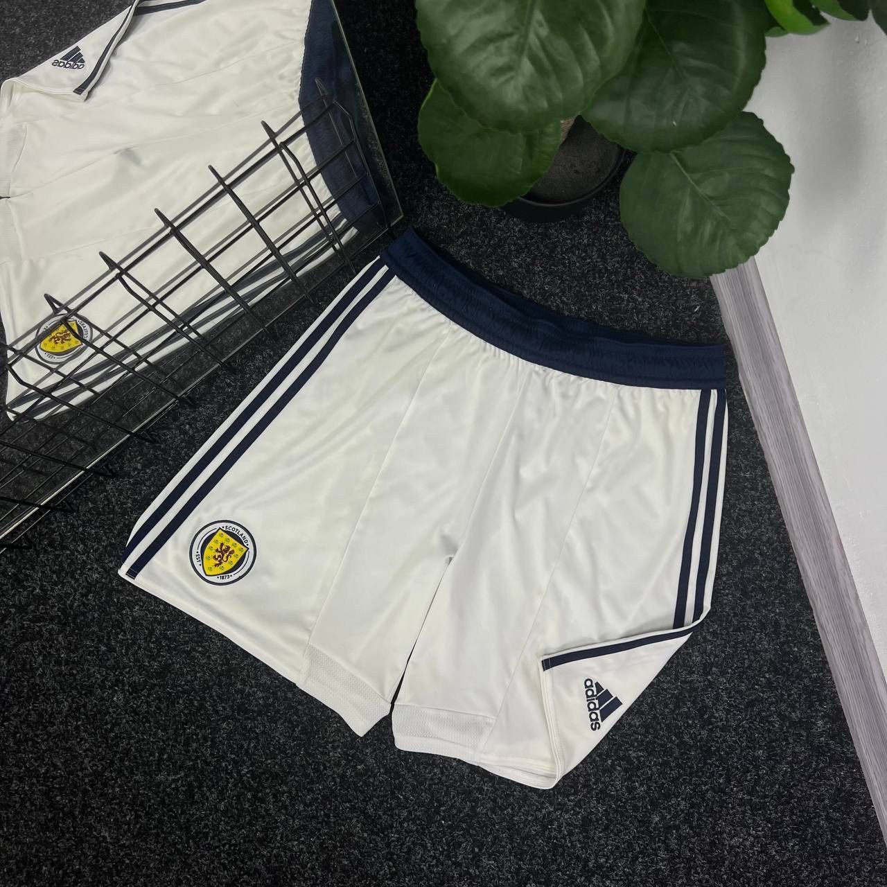 Adidas Adidas Soccer Jersey Scotland Shorts Y2K Blokecore Football Size US 36 / EU 52 - 1 Thumbnail