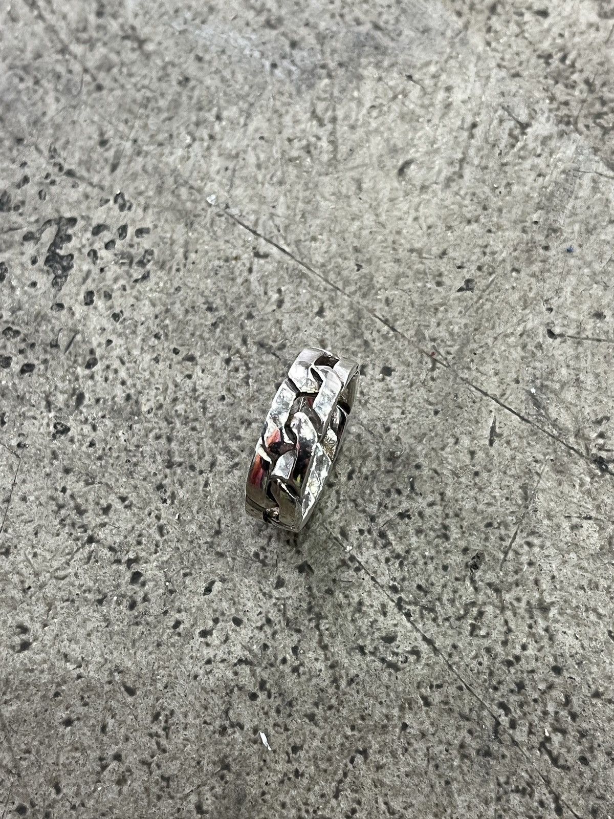 Other Vintage Sterling Silver Link Ring (unisex) Size ONE SIZE - 1 Thumbnail