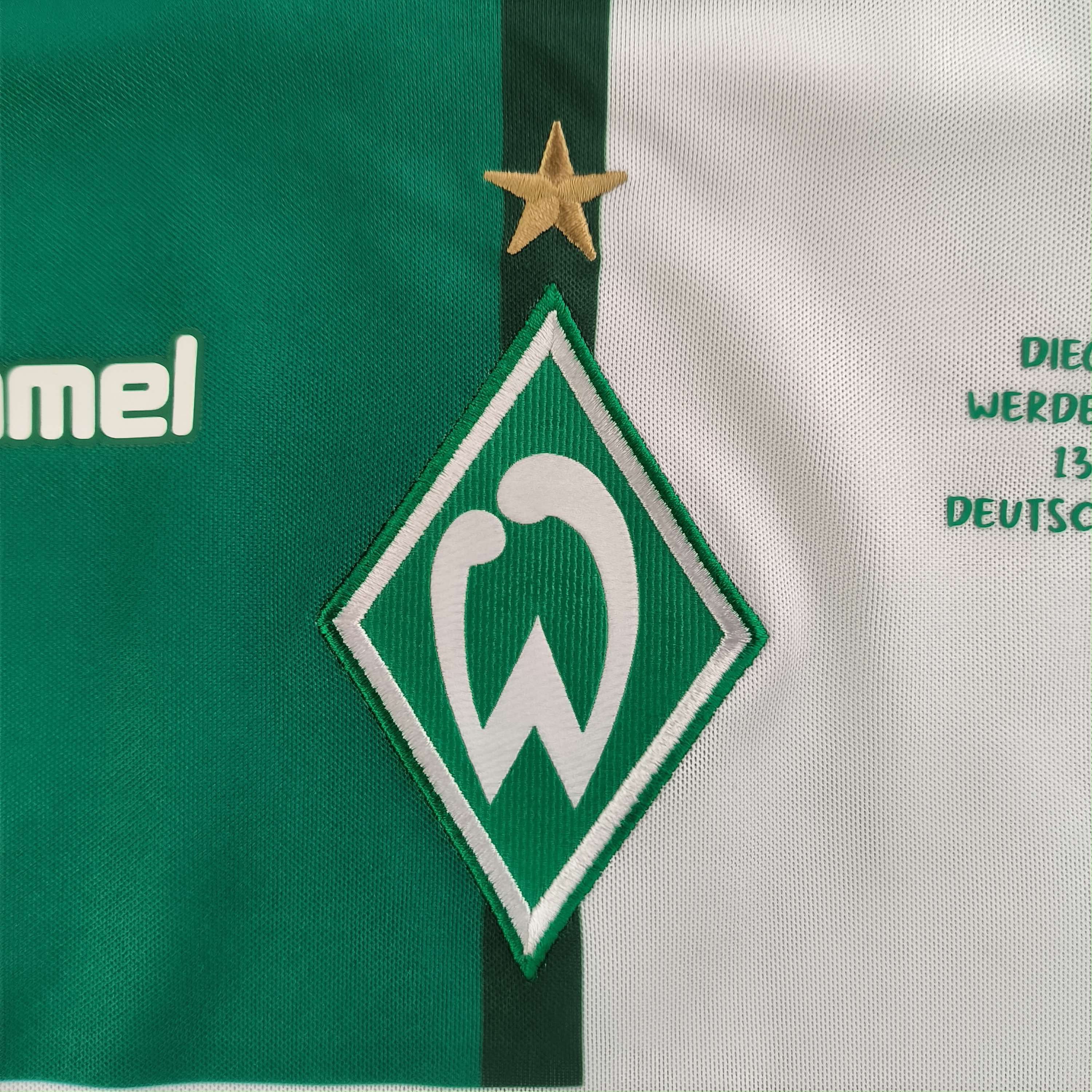 Hummel Werder Bremen 2024-25 special Diego football jersey size L Size US L / EU 52-54 / 3 - 4 Thumbnail