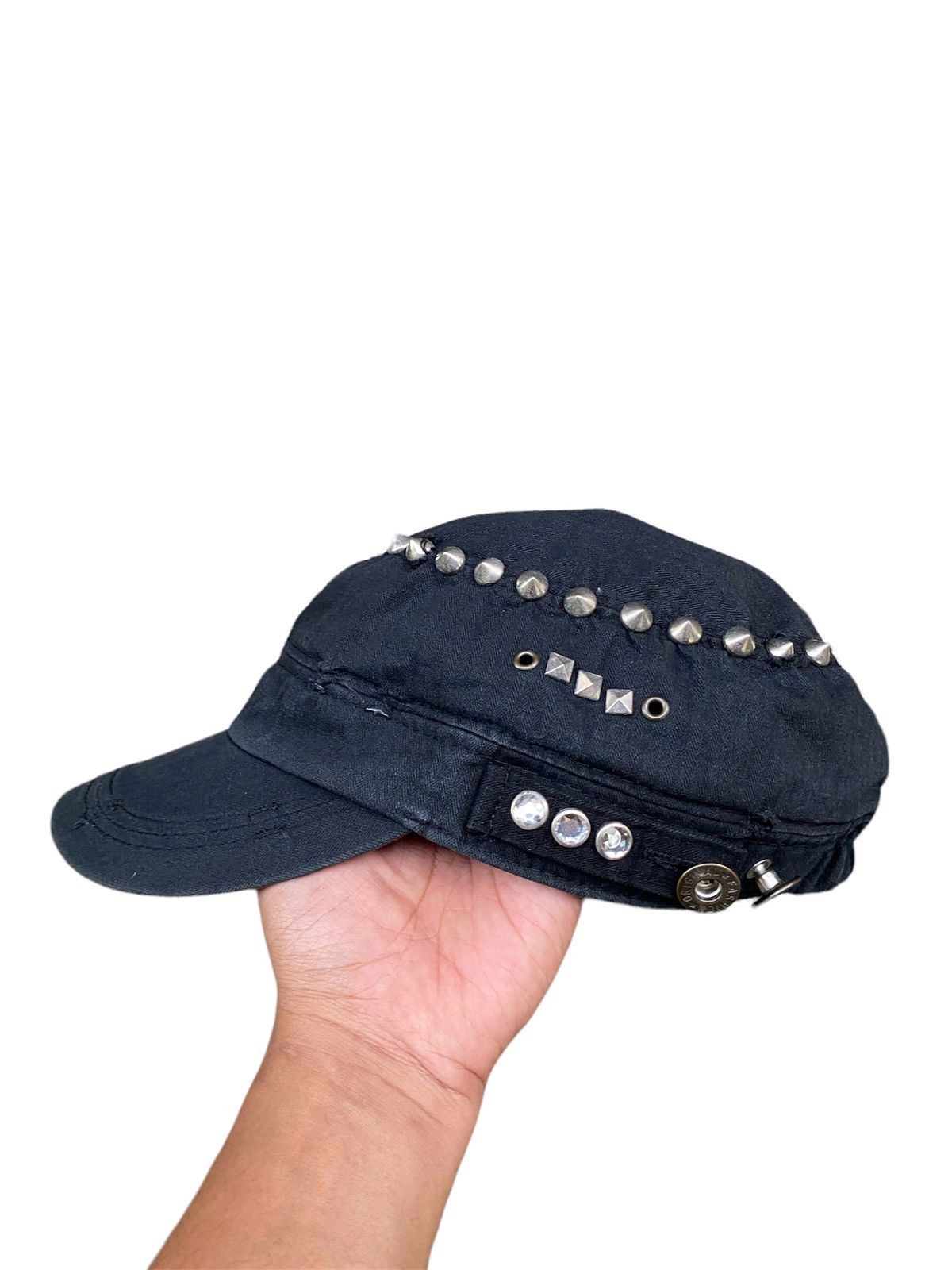 If Six Was Nine × Japanese Brand × Le Grande Bleu (L.G.B.) VINTAGE STUDED CAP SEDITIONARIES PUNK STYLE Size ONE SIZE - 2 Thumbnail