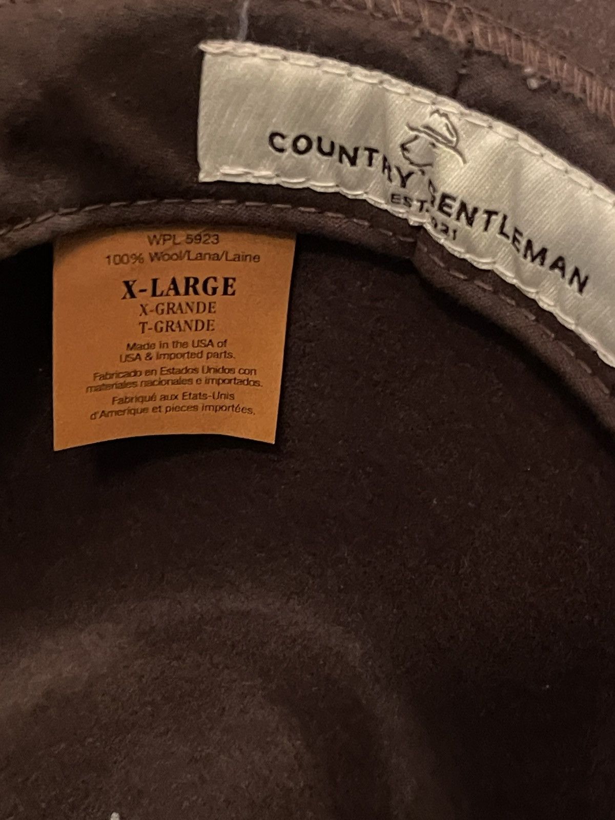 Other Country Gentleman Gentle Felt Hat Size ONE SIZE - 7 Thumbnail