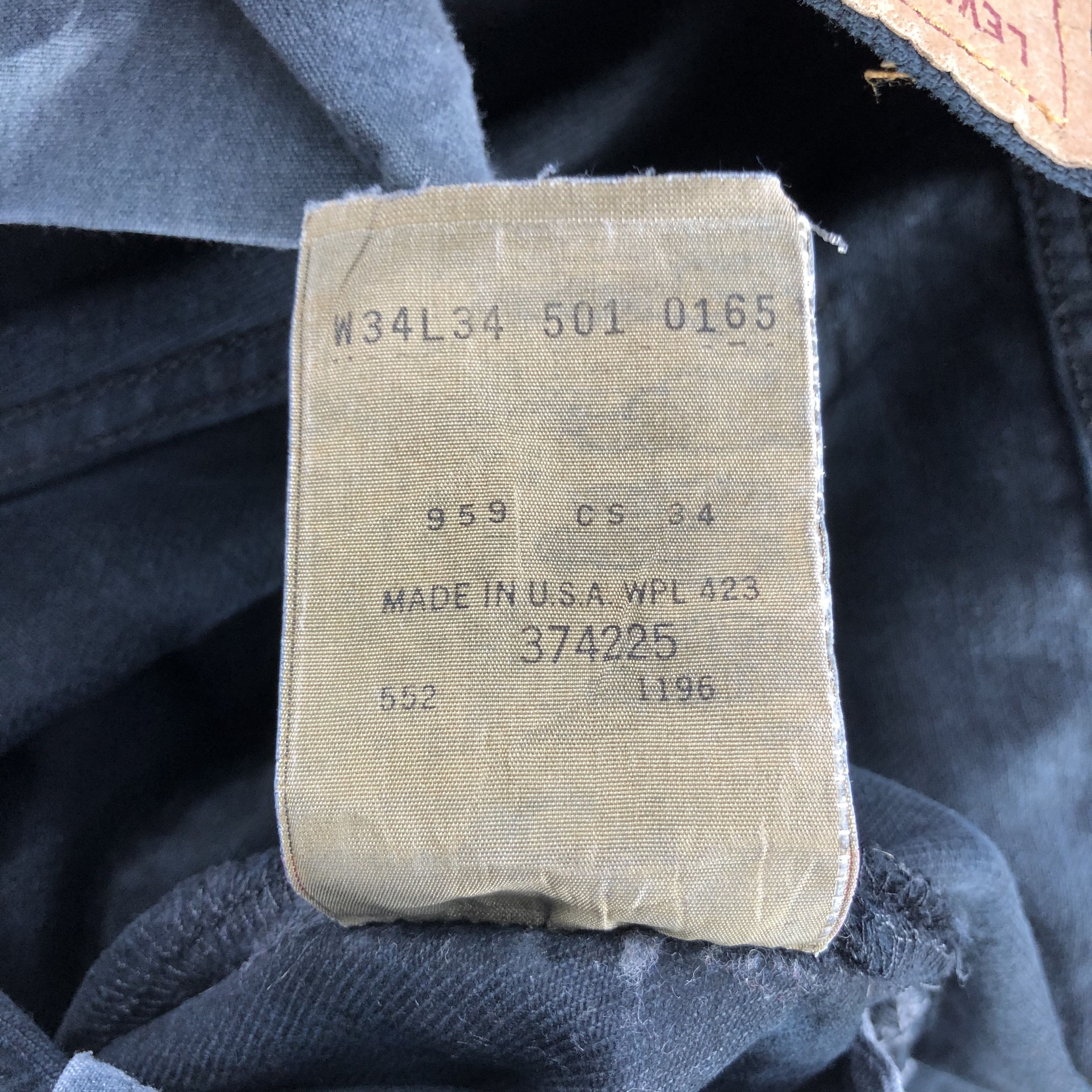 Levi's 90s Vintage Levis 501 Jeans-JM2354 Size US 32 / EU 48 - 13 Thumbnail