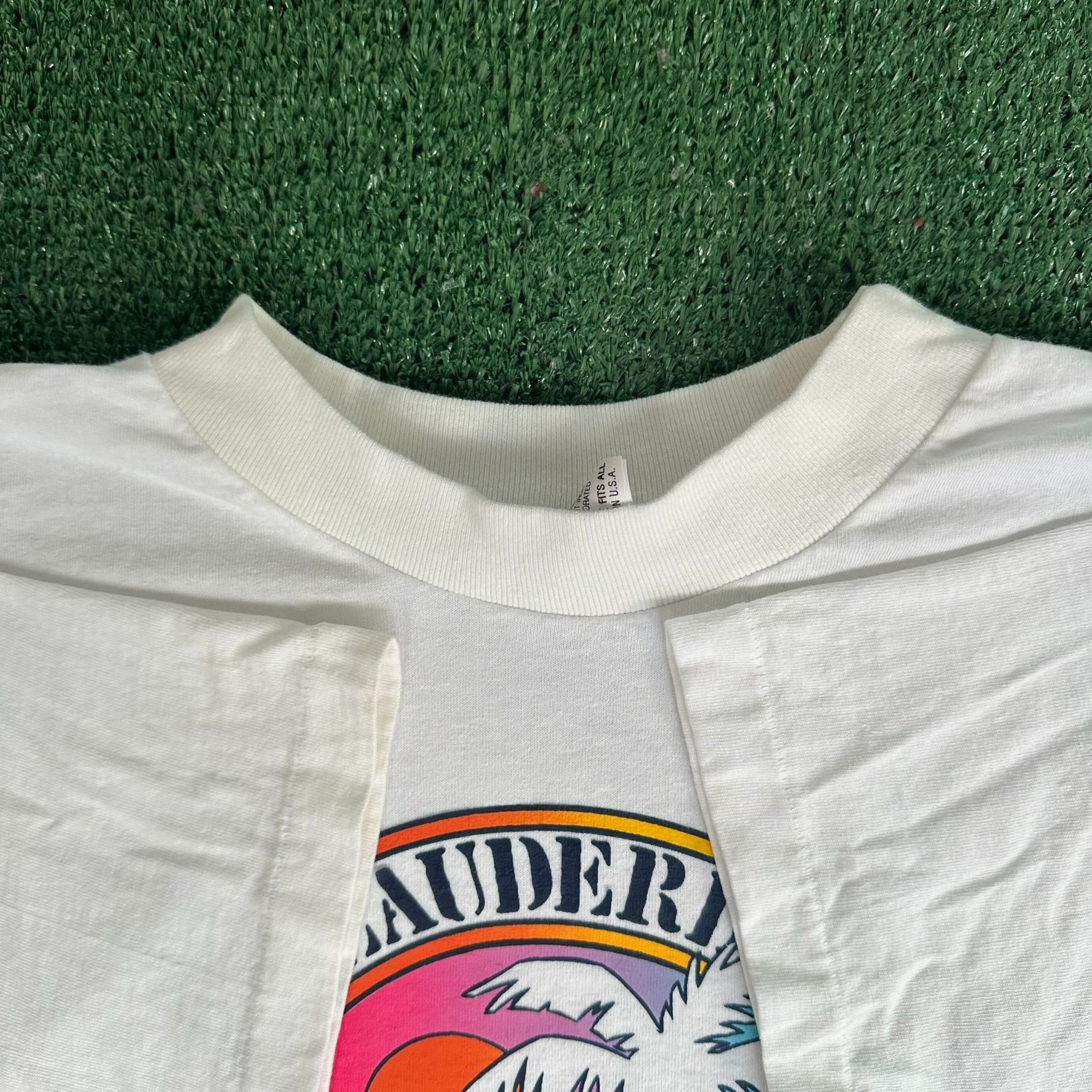 Vintage Vintage 80s Fort Lauderdale T-Shirt Beach Club Crop Top Tee Size US XL / EU 56 / 4 - 3 Thumbnail