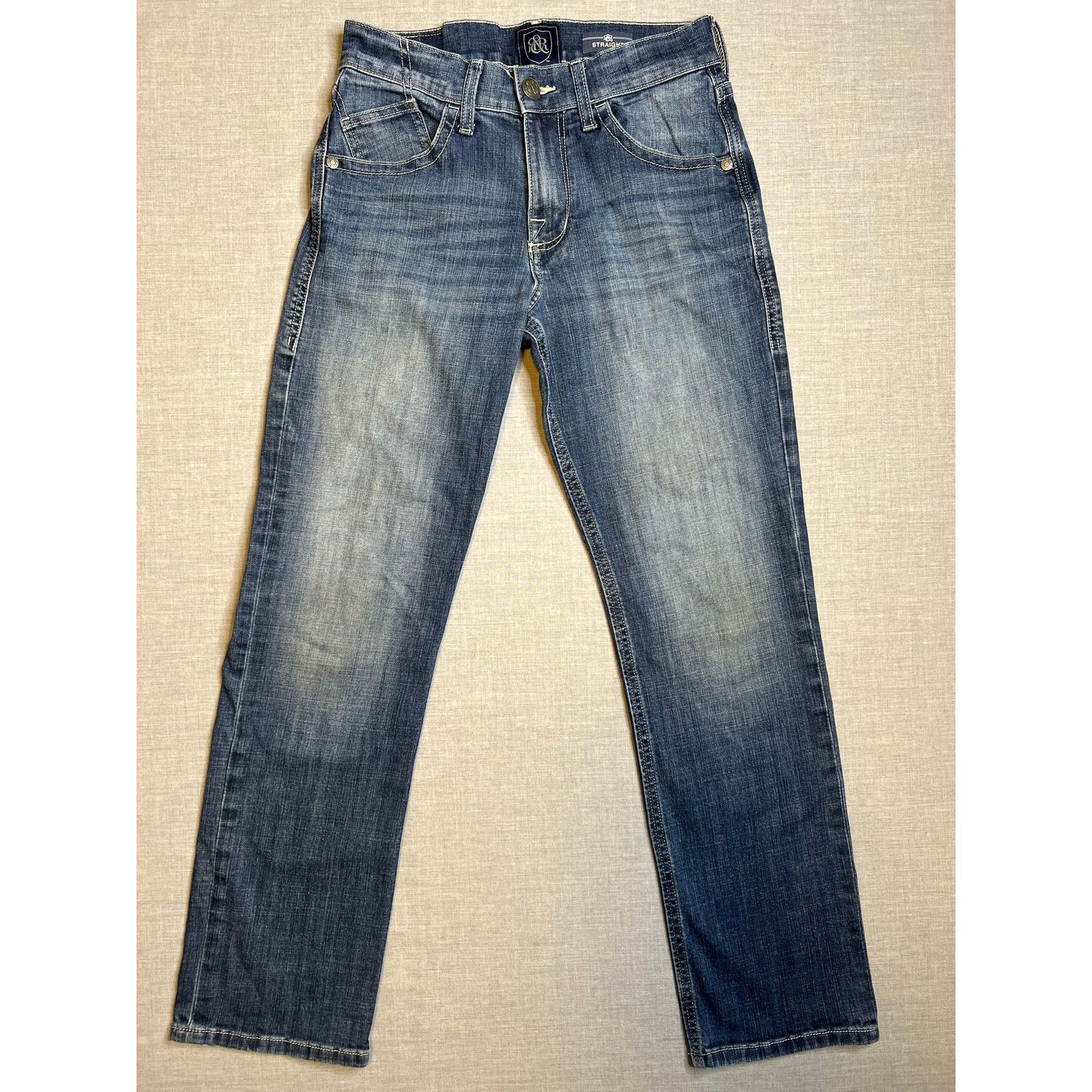 Rock & Republic Rock & Republic Straight Fit Faded Jeans 29x30 Size US 29 - 1 Thumbnail