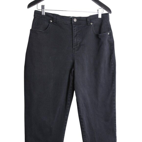Vintage Vintage Penman's High Rise Black Denim Jeans Missy Size 12 Size 34" / US 12 / IT 48 - 2 Thumbnail