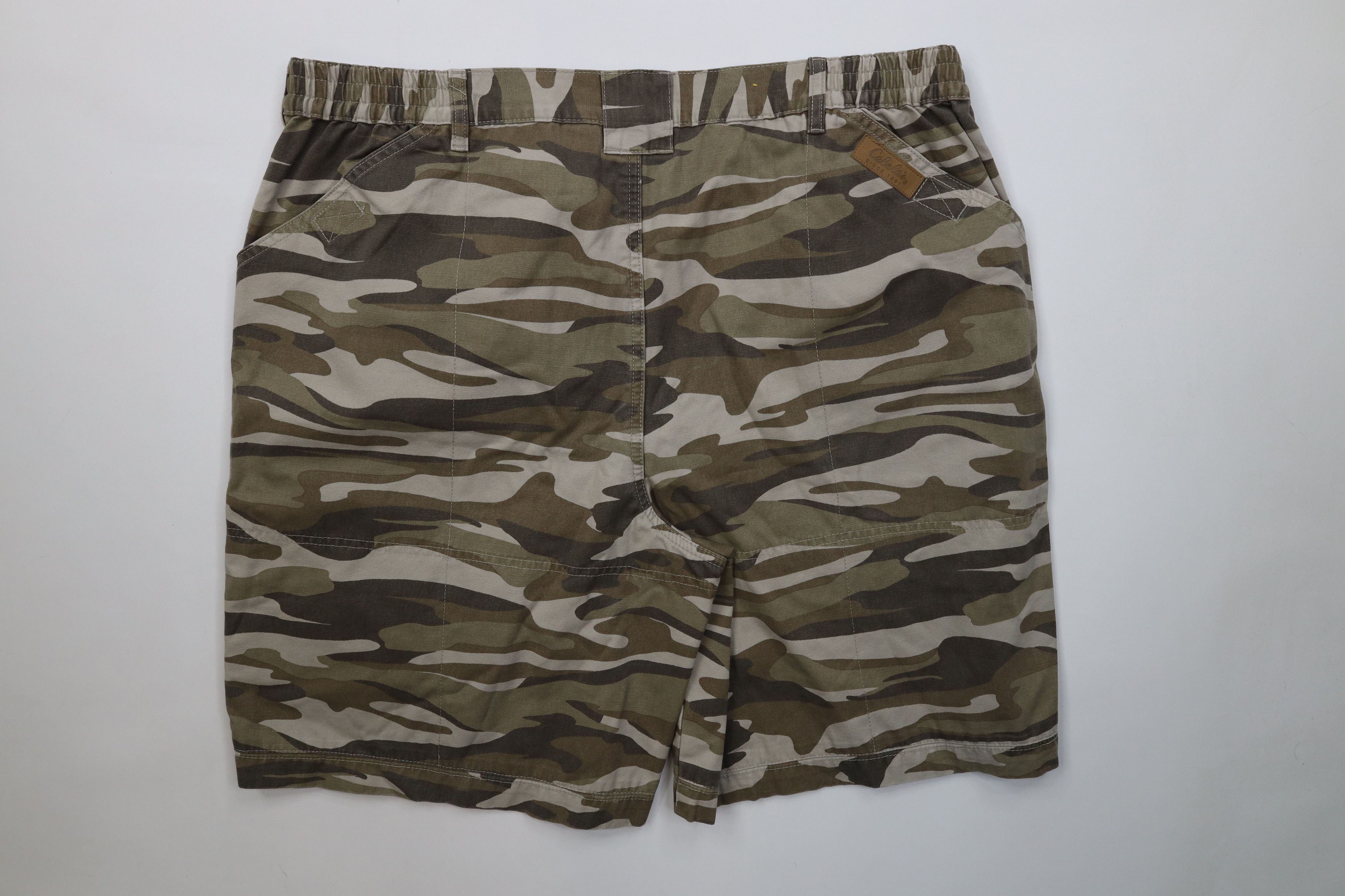 Cabelas Vintage Y2K Cabelas Canvas Camouflage Cargo Shorts Cotton Size US 38 / EU 54 - 7 Thumbnail