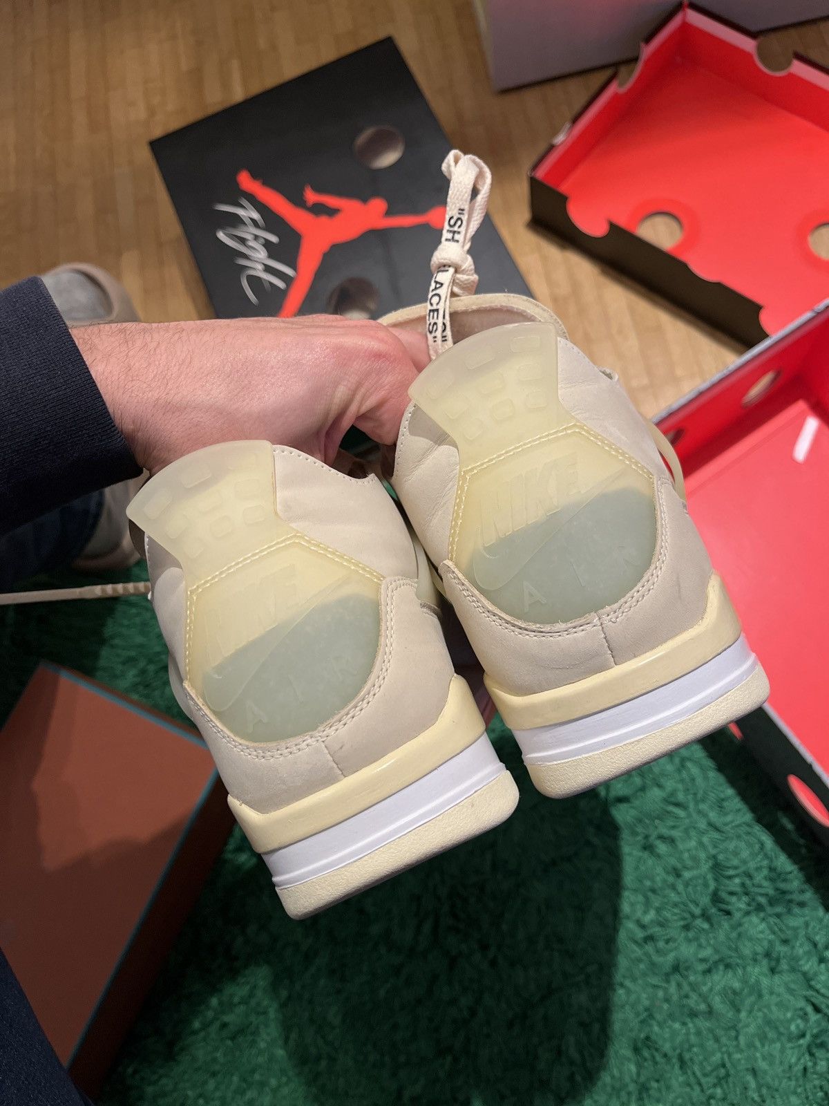 Jordan Brand Jordan 4 Off-White Sail Size US 10 / EU 43 - 7 Thumbnail