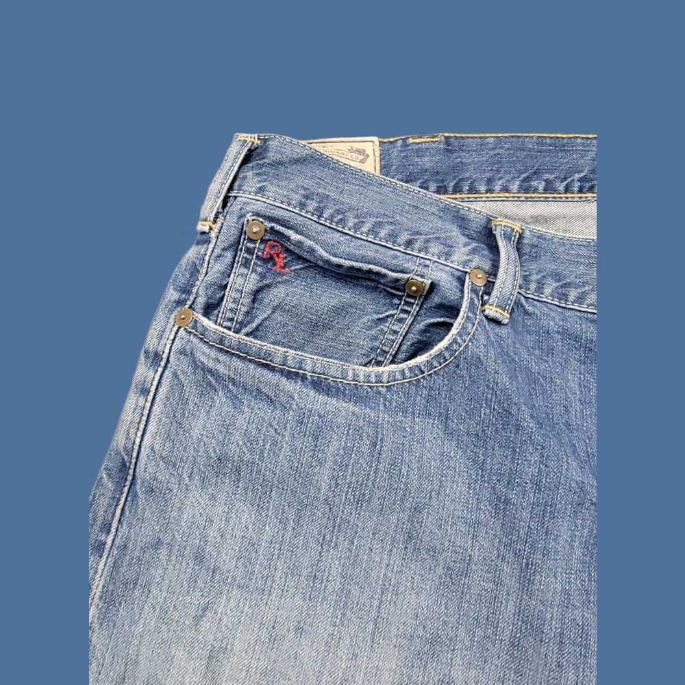 Polo Ralph Lauren Polo Ralph Lauren Jeans Mens 38x30 Hampton Straight Blue Denim, 5-Pocket, Logo Embroidered, Regular Fit, Solid Pattern, Zip Fly, Cotton - Mens Jeans Size US M / EU 48-50 / 2 - 1 Thumbnail