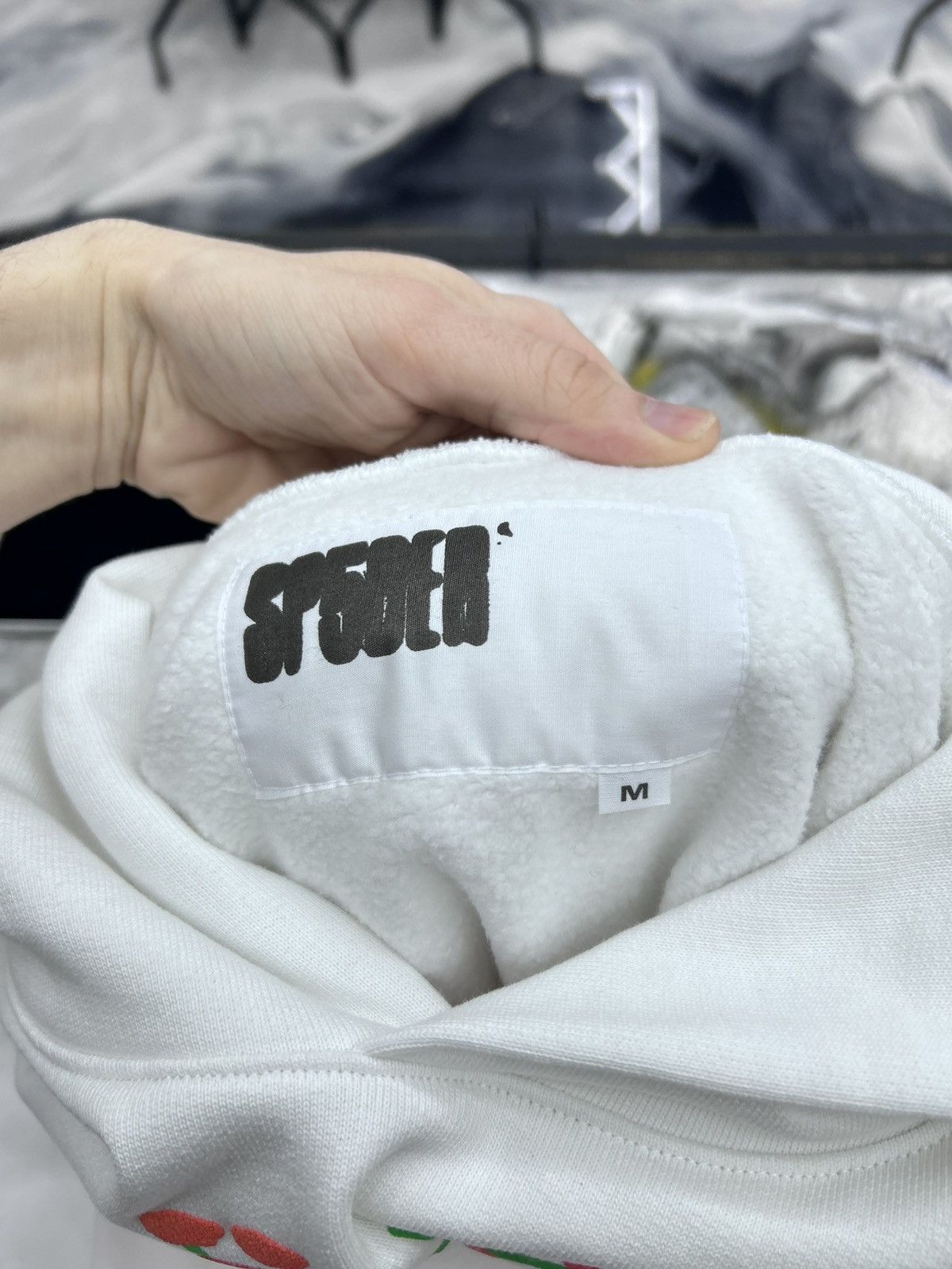 Sp5der Sp5der OG Web V2 Gradient Hoodie White Orange Green Size M Size US M / EU 48-50 / 2 - 10 Thumbnail