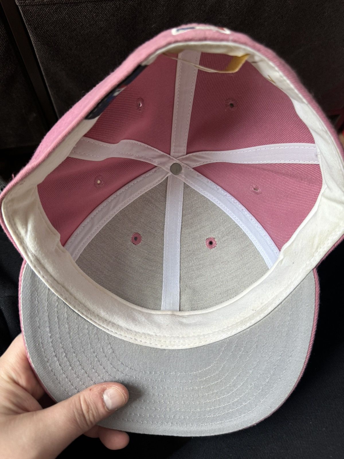 Aime Leon Dore × New York Yankees Pink 7 1/2 Aime Leon Dore x Yankee fitted Size ONE SIZE - 6 Thumbnail