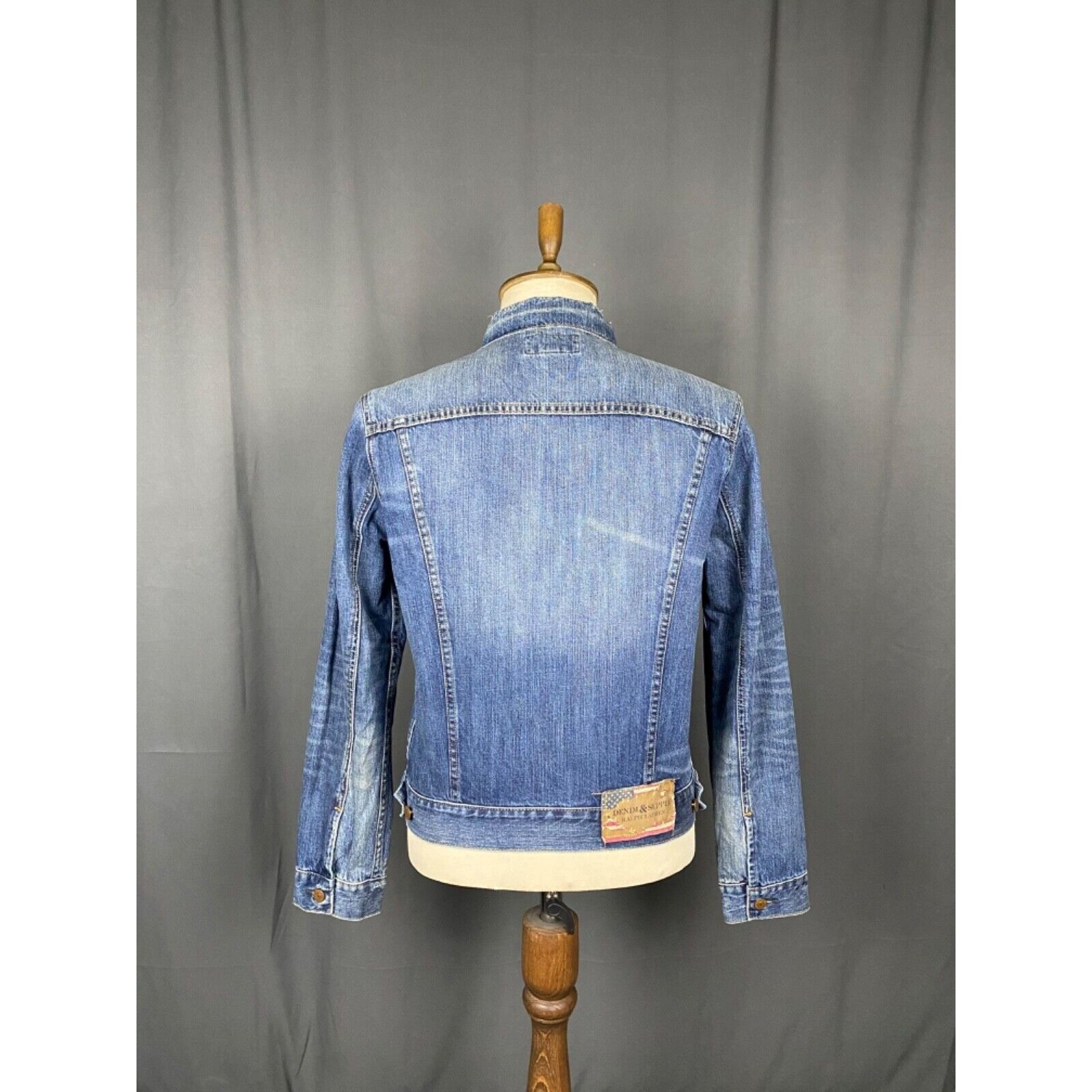 Denim & Supply Ralph Lauren Ralph Lauren Denim&Supply Men's Blue Denim Jeans Biker Jacke Size US M / EU 48-50 / 2 - 7 Thumbnail