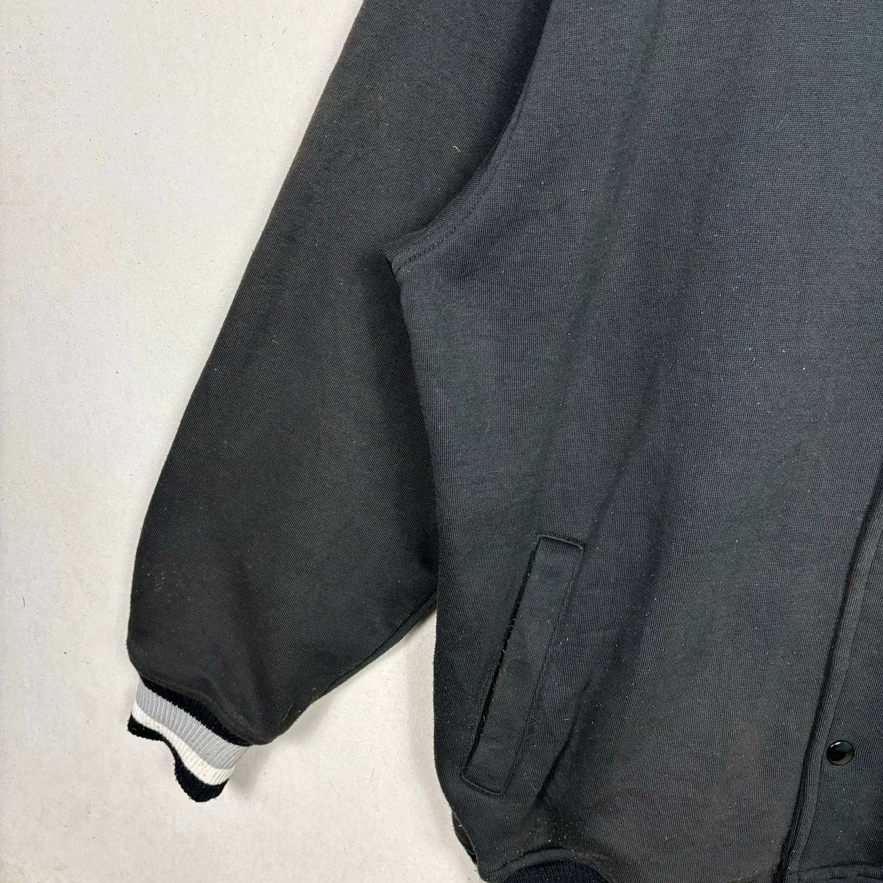 Vintage 90s Cross Colours Black Varsity Jacket