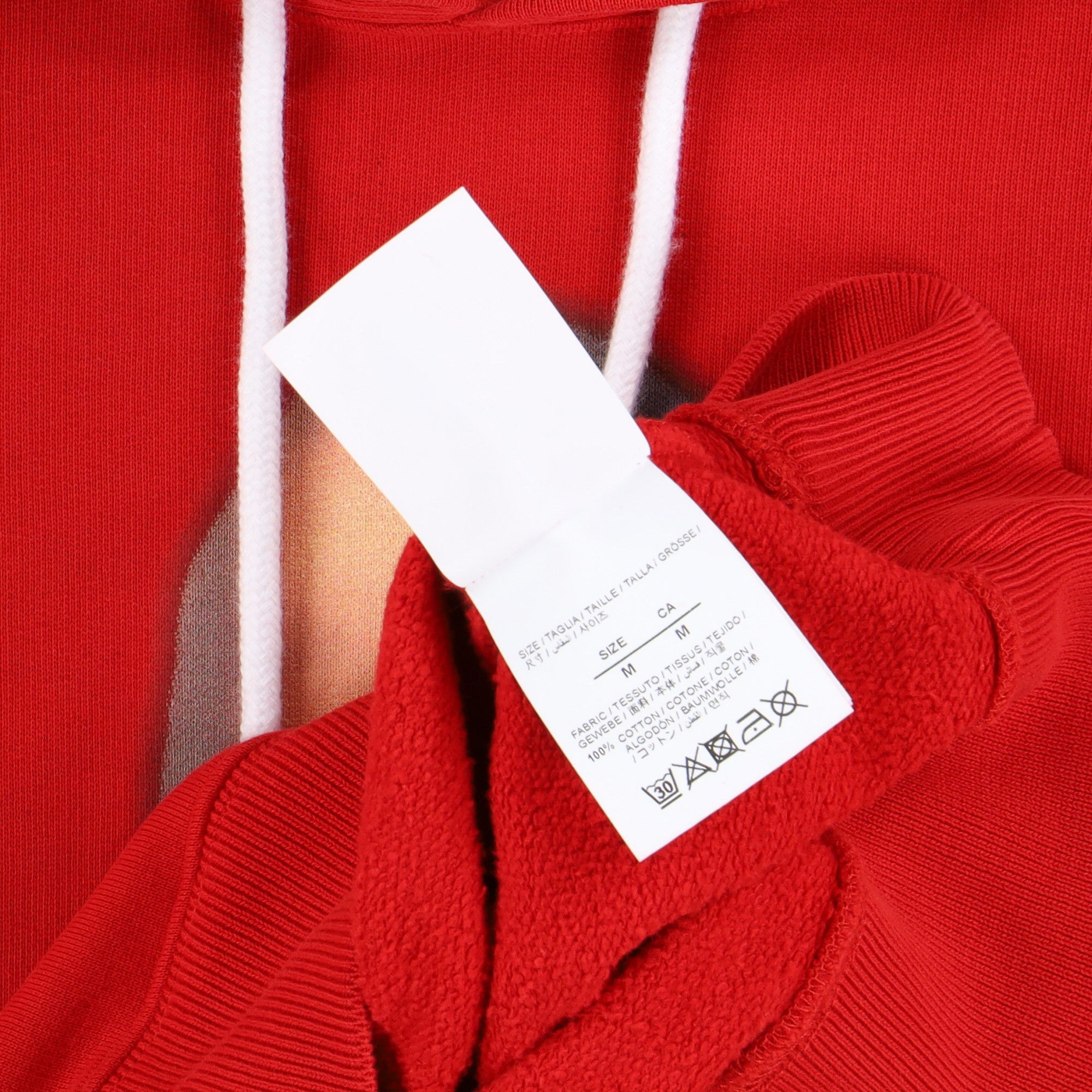 Off-White Red Blurred Mona Lisa Arrows Hoodie Size US M / EU 48-50 / 2 - 3 Thumbnail