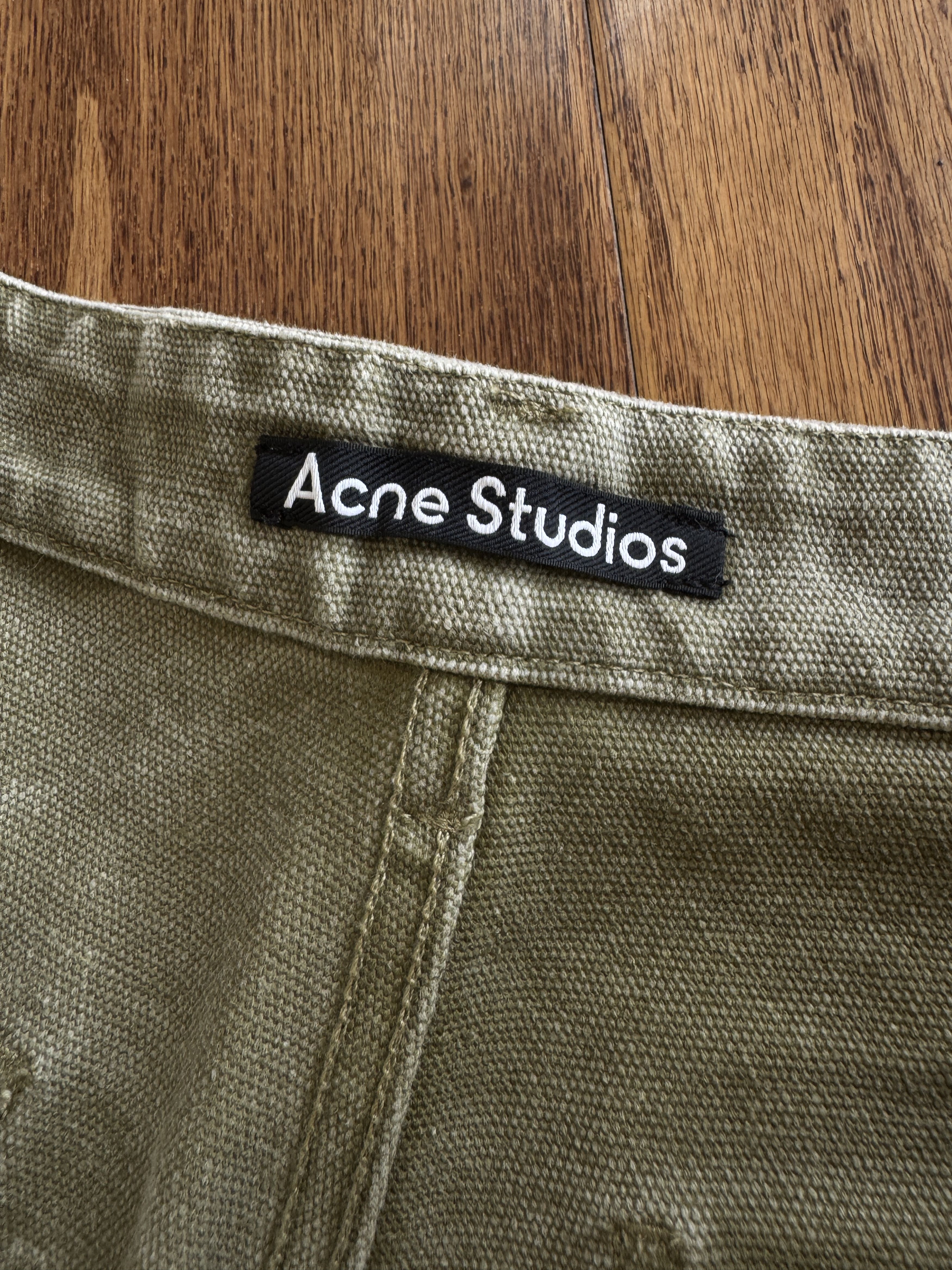 Acne Studios Acne Studios Green Wash Denim Size US 33 - 19 Thumbnail