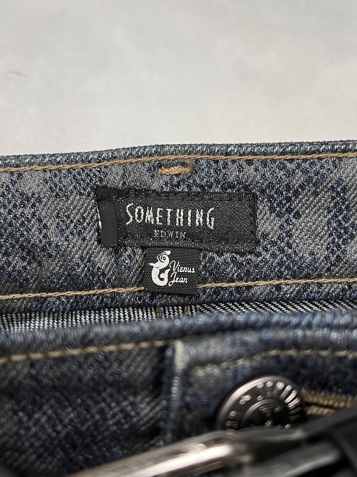 Japanese Brand Snakeskin Flare Denim Something Edwin Size US 26 / EU 42 - 7 Thumbnail