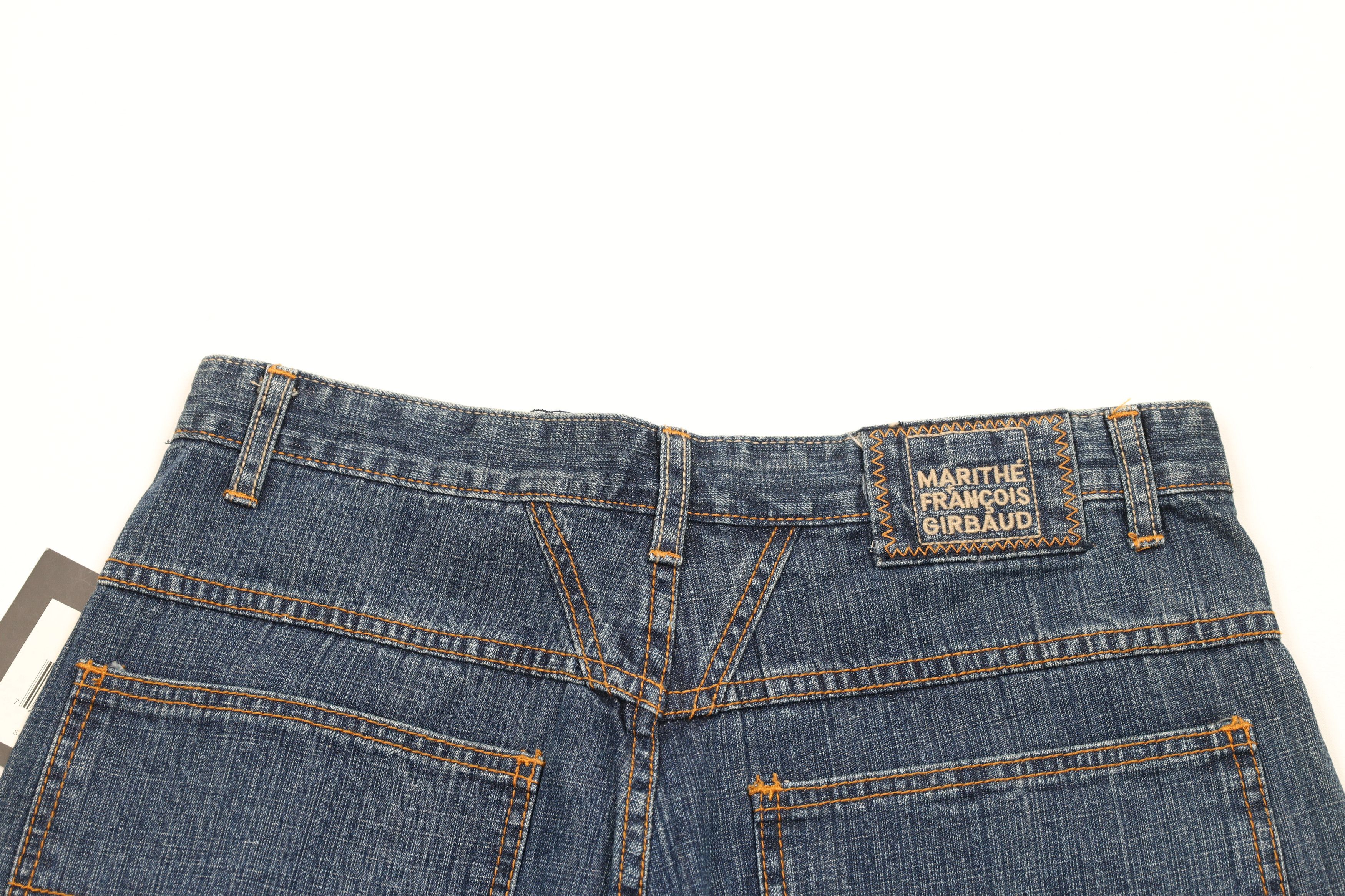 Marithe + Francois Girbaud × Vintage NOS Vintage 90s Marithe Francois Girbaud Denim Jean Shorts Size US 32 / EU 48 - 8 Thumbnail