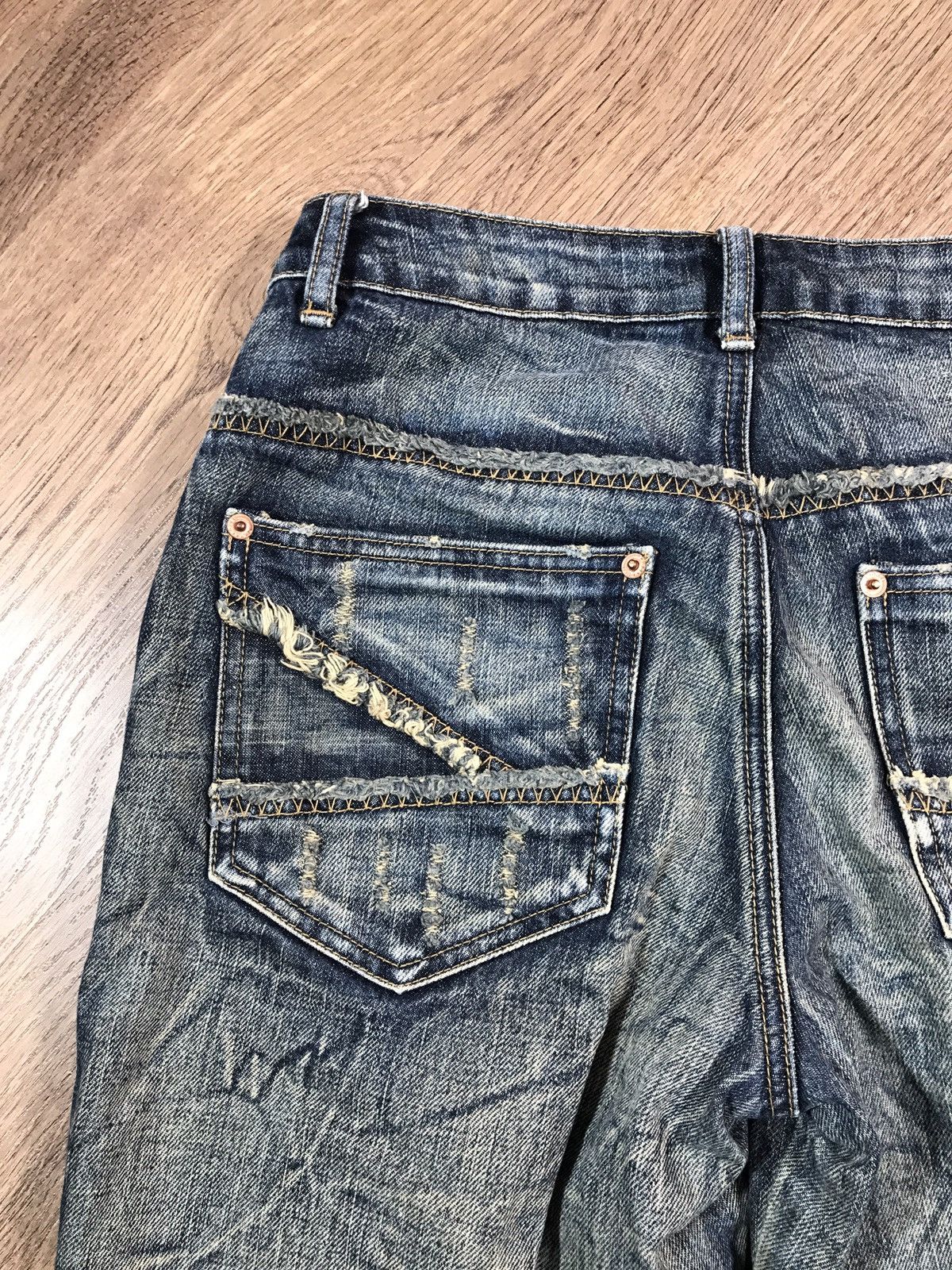 Japanese Brand × Vintage Vintage Distressed Denim Pants Jeans Size 28" / US 6 / IT 42 - 16 Thumbnail