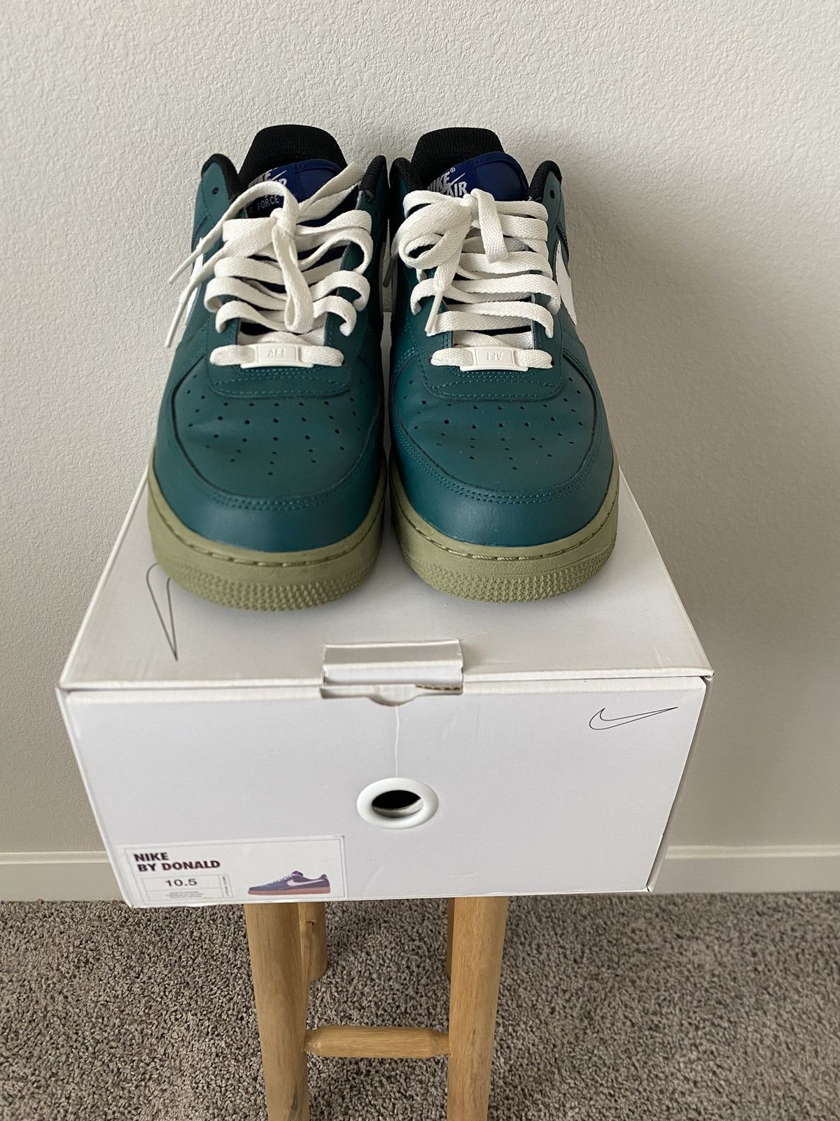 Nike Nike ID custom Air Force One size 10.5 Size US 10.5 / EU 43-44 - 1 Thumbnail