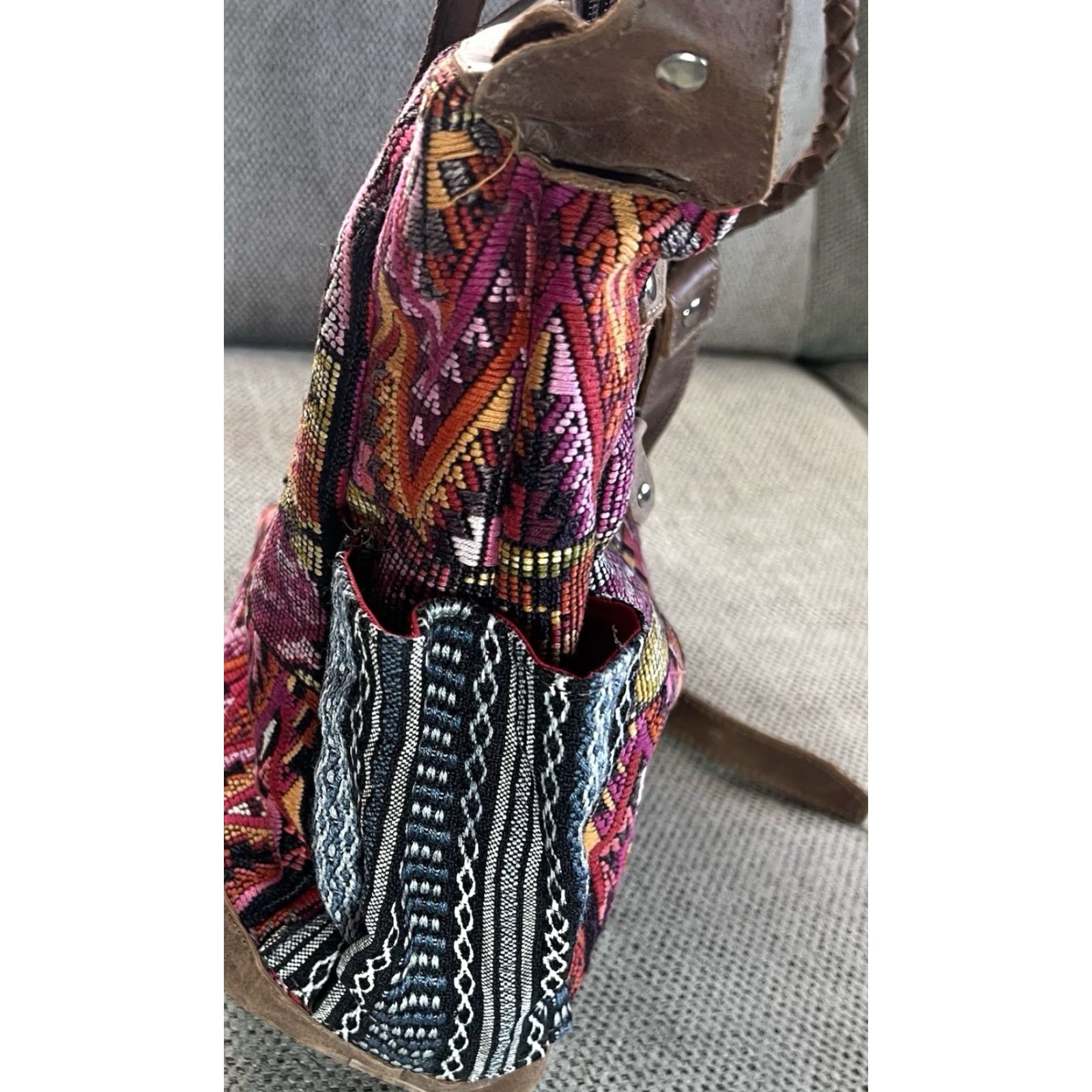 CO Nena & Co Convertible Crossbody Day Bag Leather Multicolor Designer Women Backpack Shoulder Handbag Size ONE SIZE - 7 Thumbnail