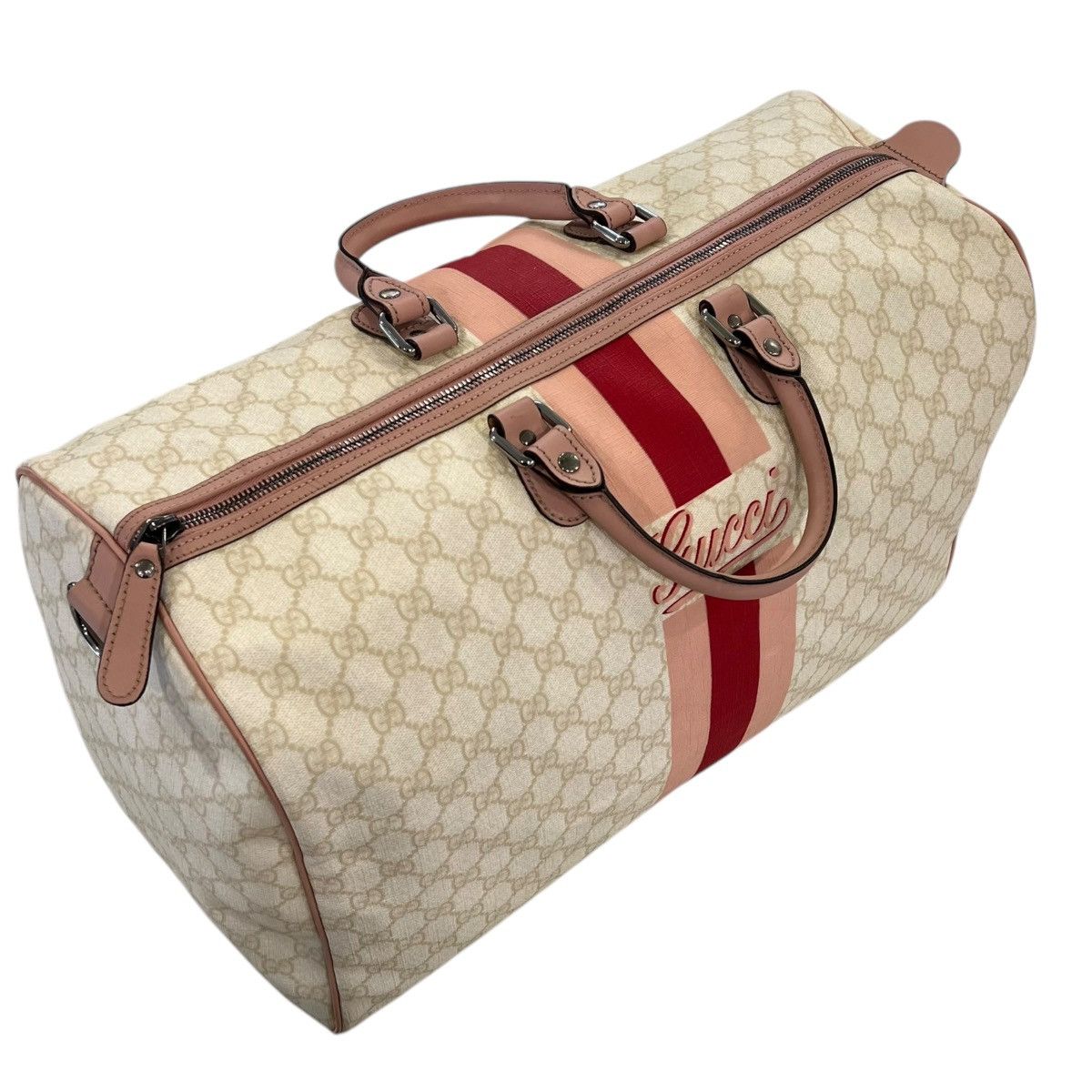 Gucci Gucci Monogram Web Stripe Duffle Bag Size ONE SIZE - 5 Thumbnail