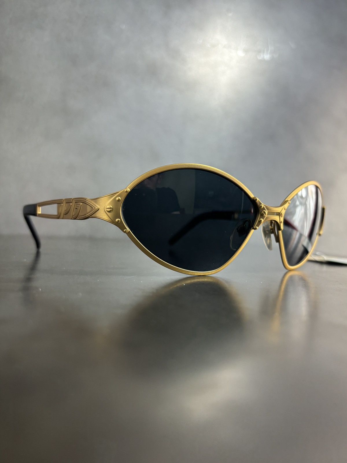 Jean Paul Gaultier × Vintage 1990s Jean Paul Gaultier Sunglasses NOS Vintage JPG 58-6111 Size ONE SIZE - 2 Thumbnail