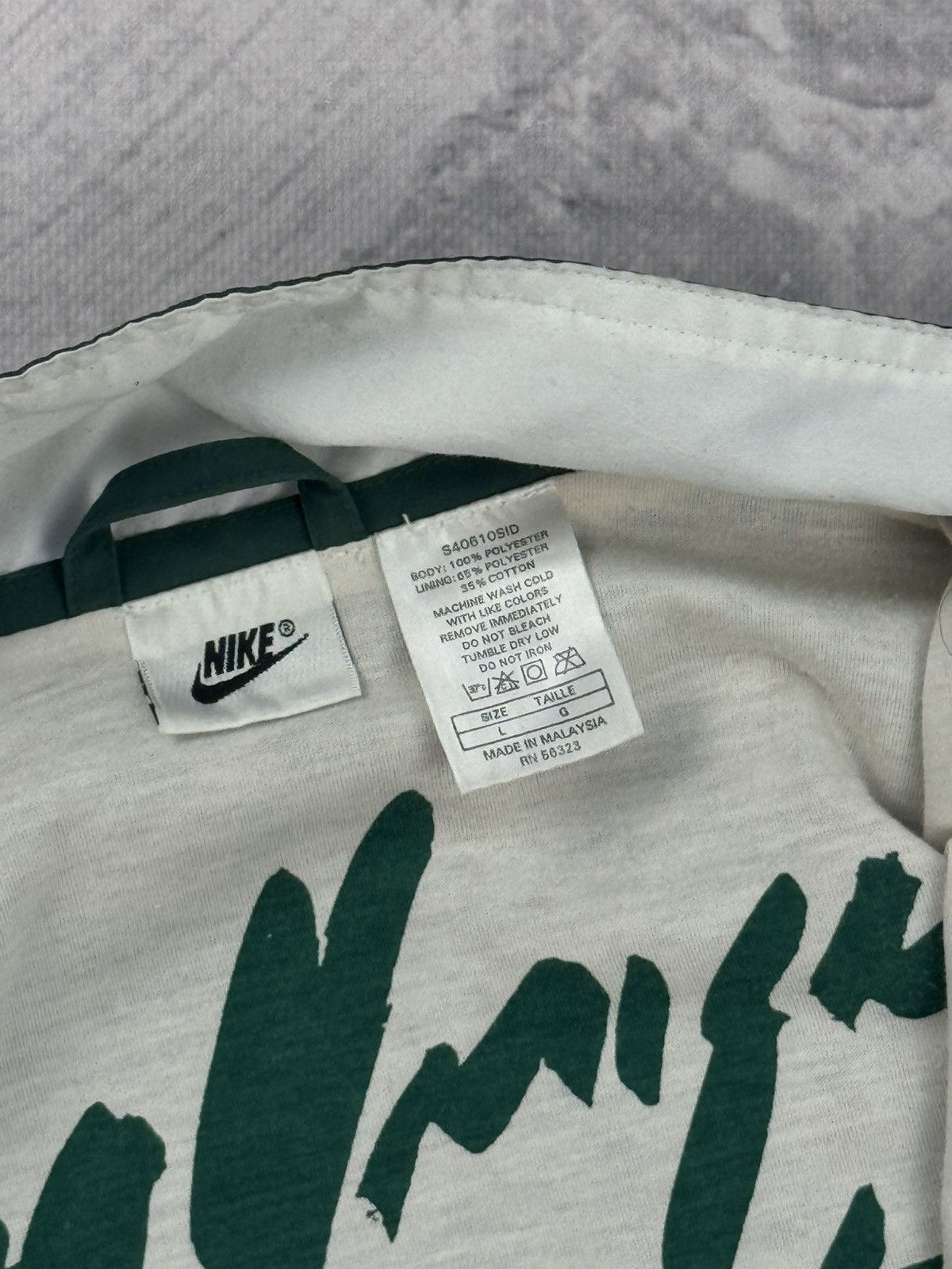 Nike × Nike ACG NIKE CHALLENGE COURT VINTAGE BASI LOGO OVERSIZE LIGHT JACKET Size US L / EU 52-54 / 3 - 12 Thumbnail