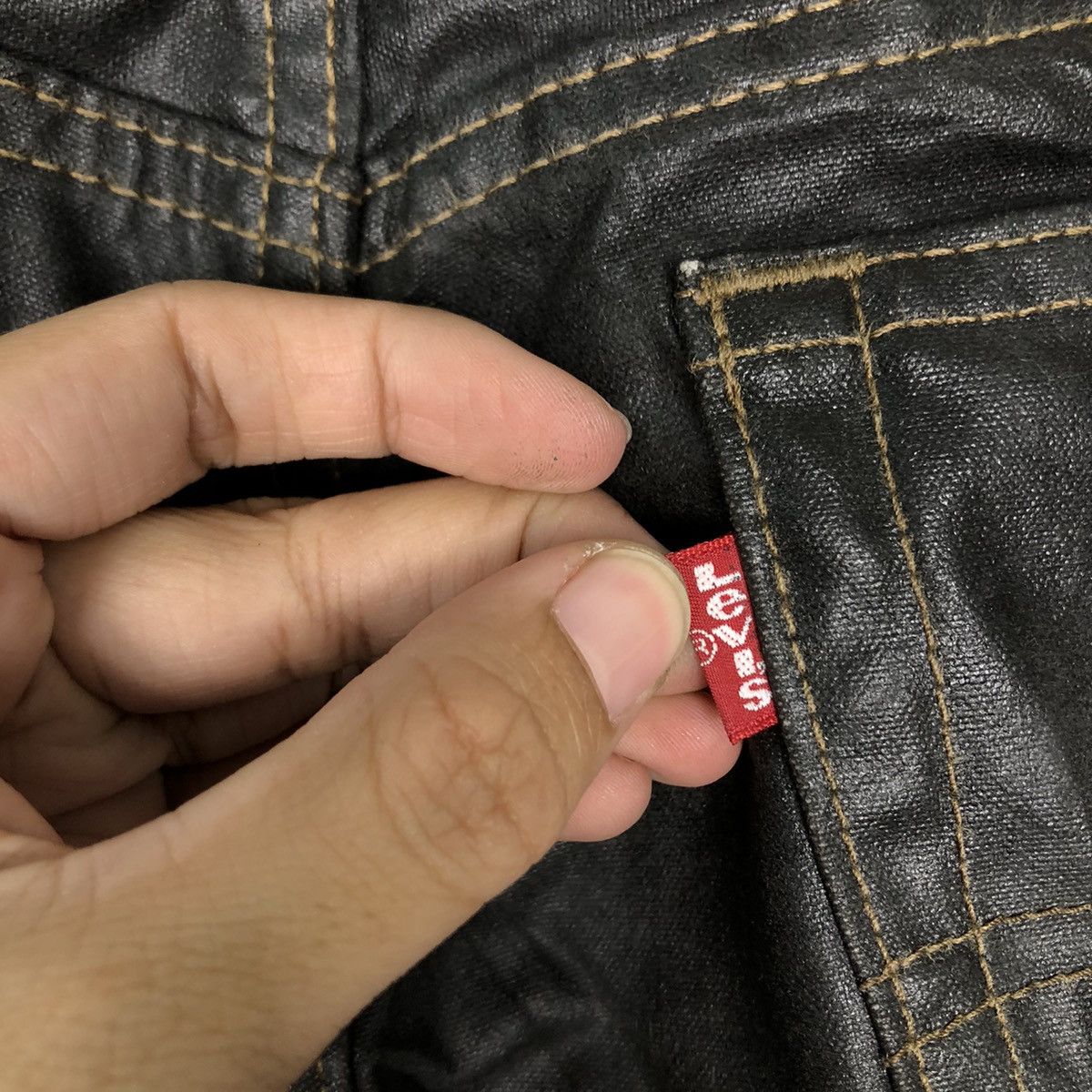 Japanese Brand 🔥90’s Vintage Wax Construct Wear Levi’s Worker Size US 29 - 13 Thumbnail