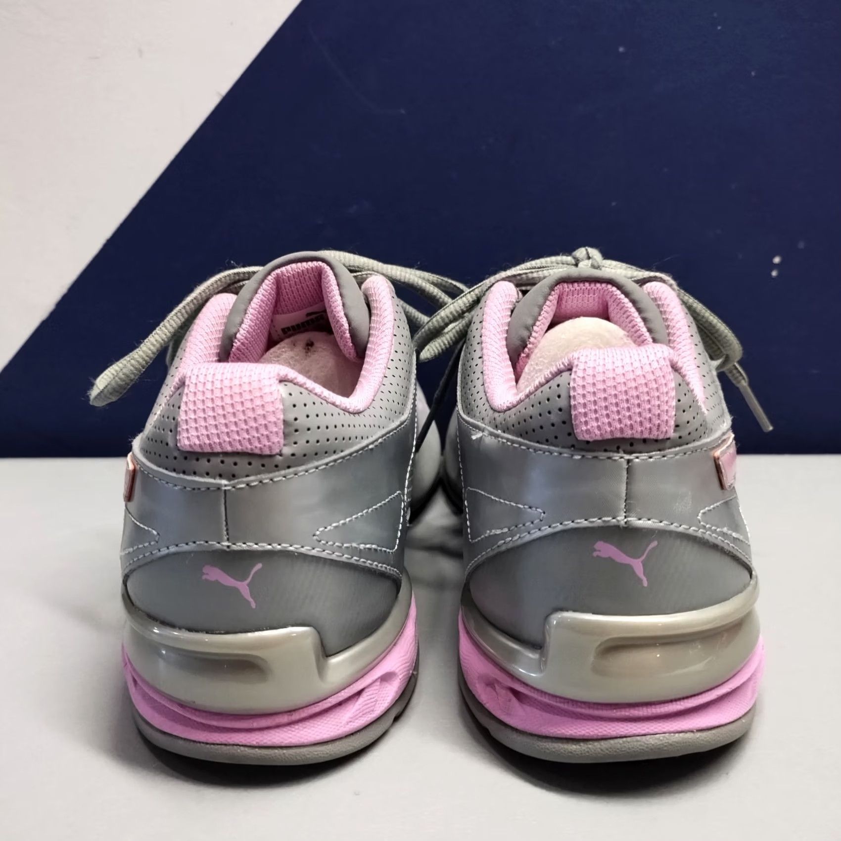 Puma Puma Tazon 6 SL Sneakers Women's US Size 9.5 Gray Pink Athletic Running Lace Up - Size 9.5 Womens Comfort Size US 10 / IT 40 - 4 Thumbnail