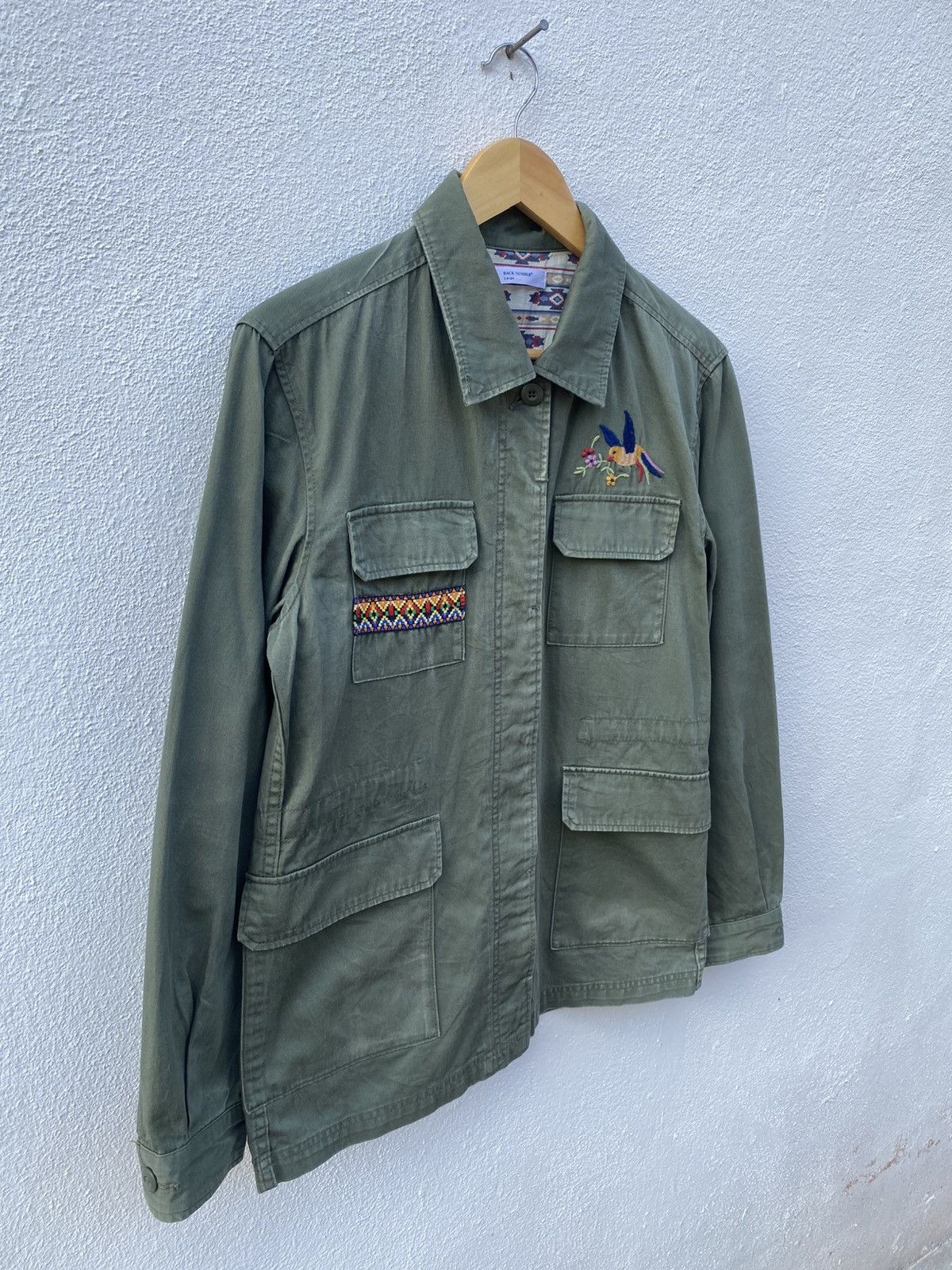 Other Back number army / military embroidery uniform jacket Size US L / EU 52-54 / 3 - 6 Thumbnail