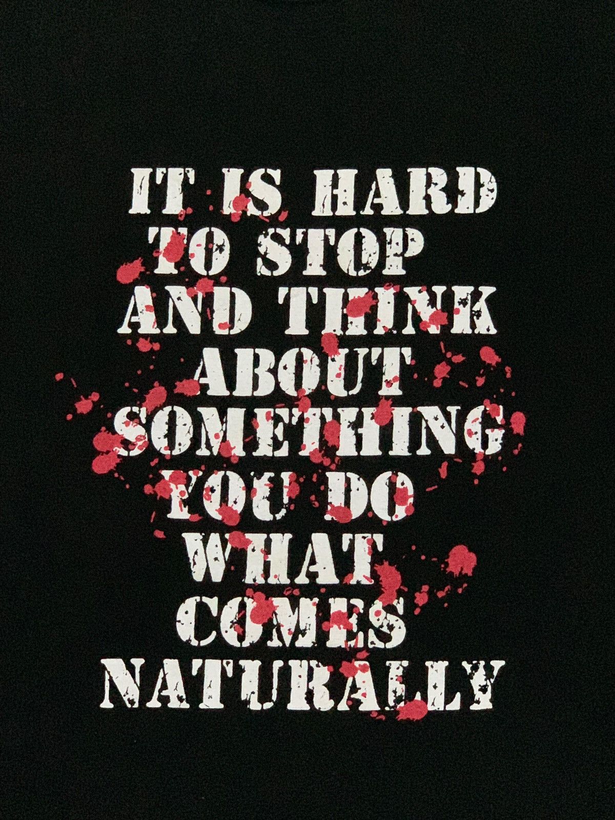 Vintage Vintage Vision Club Quote Poem Tshirt Size US L / EU 52-54 / 3 - 3 Thumbnail