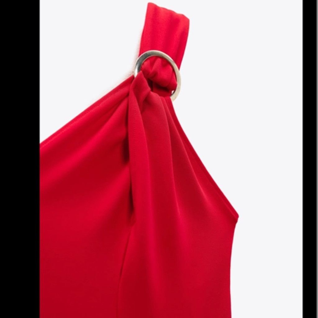 Zara Zara Ring Trim Cross Strap Bodysuit Size L Size L / US 10 / IT 46 - 4 Thumbnail