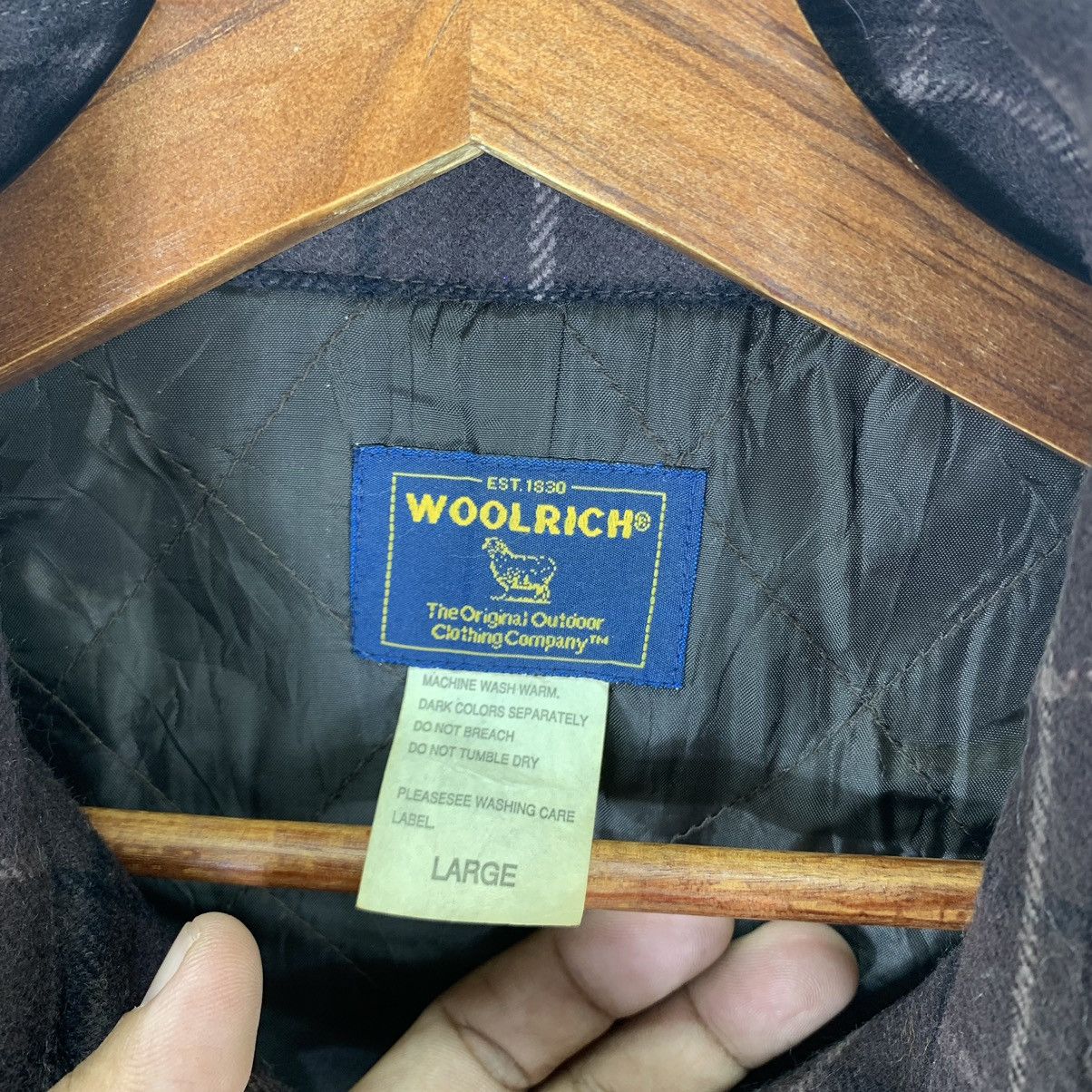 Woolrich Woolen Mills VINTAGE WOMEN WOOLRICH DOUBLE COLLOR JACKET Size L / US 10 / IT 46 - 7 Thumbnail