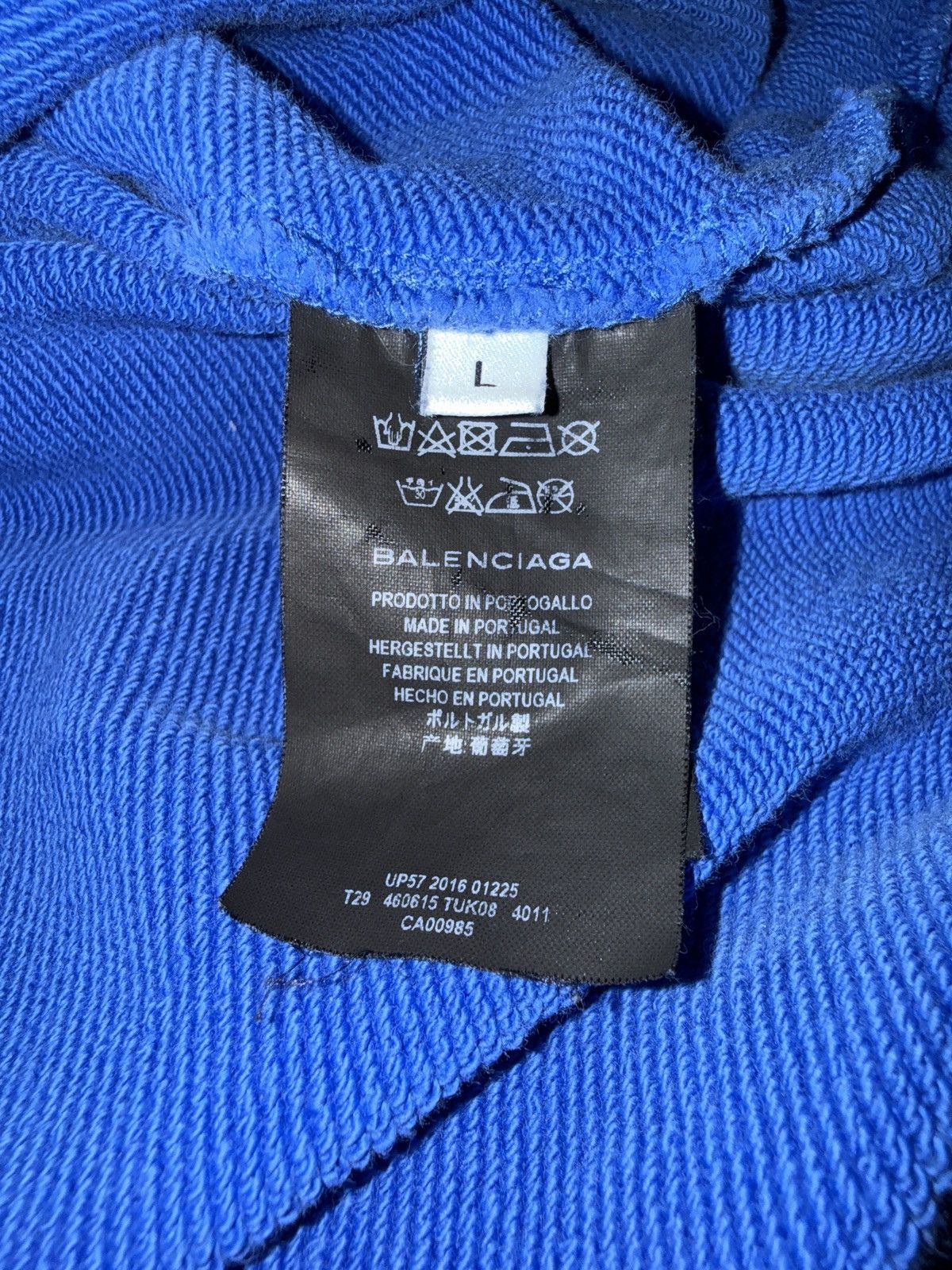 Balenciaga Balenciaga 2017 Slim fit Cropped Hoodie Size US L / EU 52-54 / 3 - 8 Thumbnail