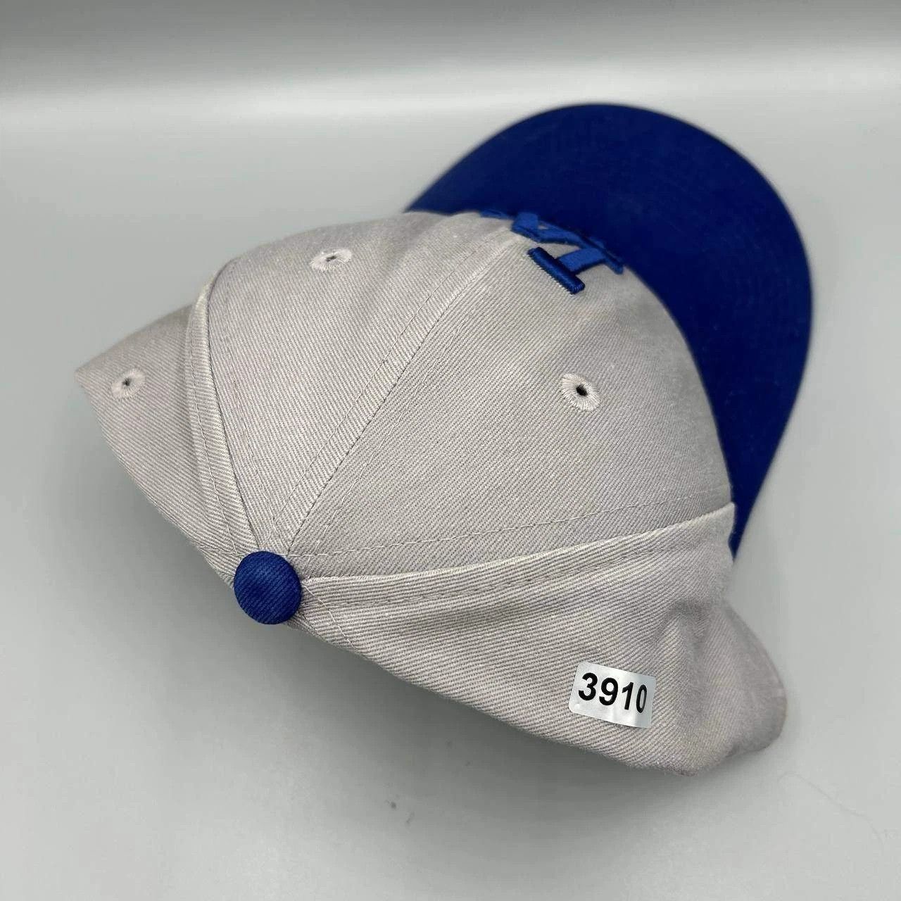 New Era Los Angeles LA Dodgers Hat Men Gray Blue Snap Back Cotton Size ONE SIZE - 8 Thumbnail