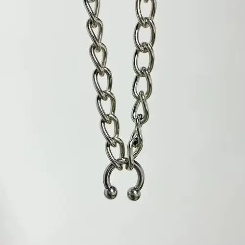 Other Hip Hop C Shape Necklaces Size ONE SIZE - 2 Thumbnail