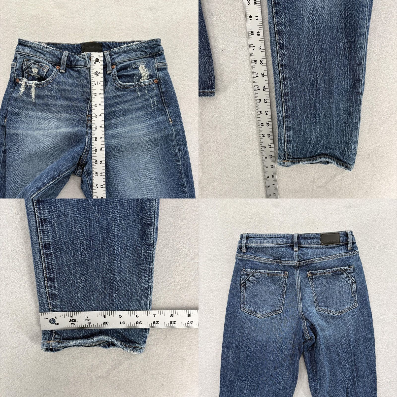 Buckle Black VINTAGE Buckle Black Jeans Womens 26 Blue Mom Jean Distressed High Rise Stretch Denim Hat? Size 26" / US 2 / IT 38 - 8 Thumbnail