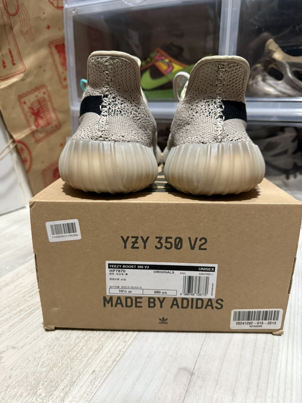 Adidas × Kanye West Adidas Yeezy Slide 350 V2 Slate Size US 11 / EU 44 - 5 Thumbnail