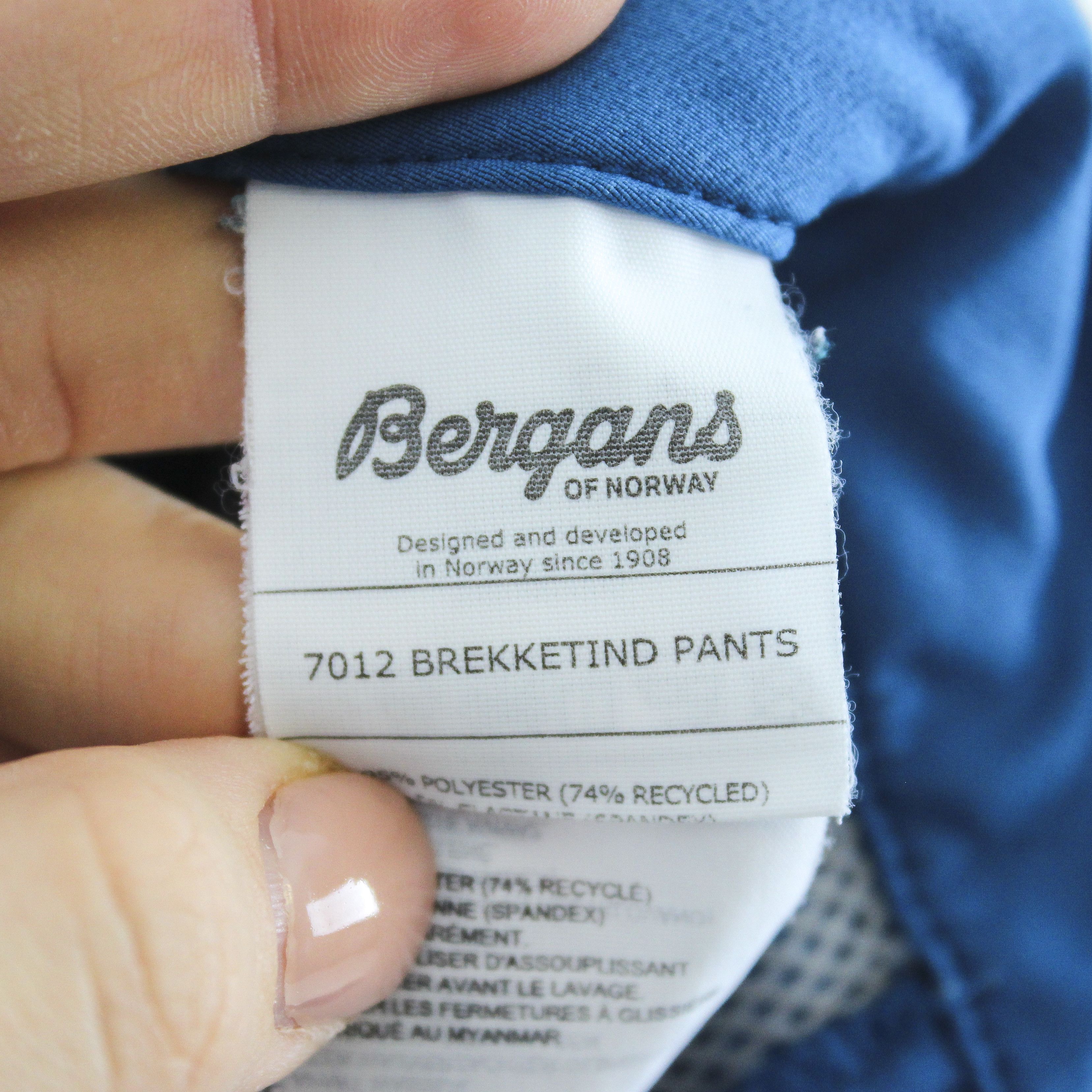 Bergans of Norway 7012 Brekkentind Pants Mens M Hiking Walk Trouser Softshell Size US 30 / EU 46 - 6 Thumbnail