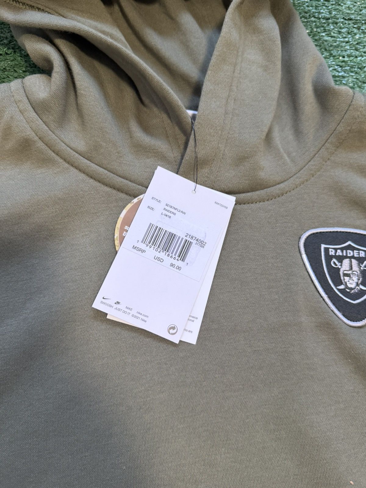 Nike Las Vegas Raiders Hoodie Nike Salute To Service Youth Large Size US L / EU 52-54 / 3 - 3 Thumbnail