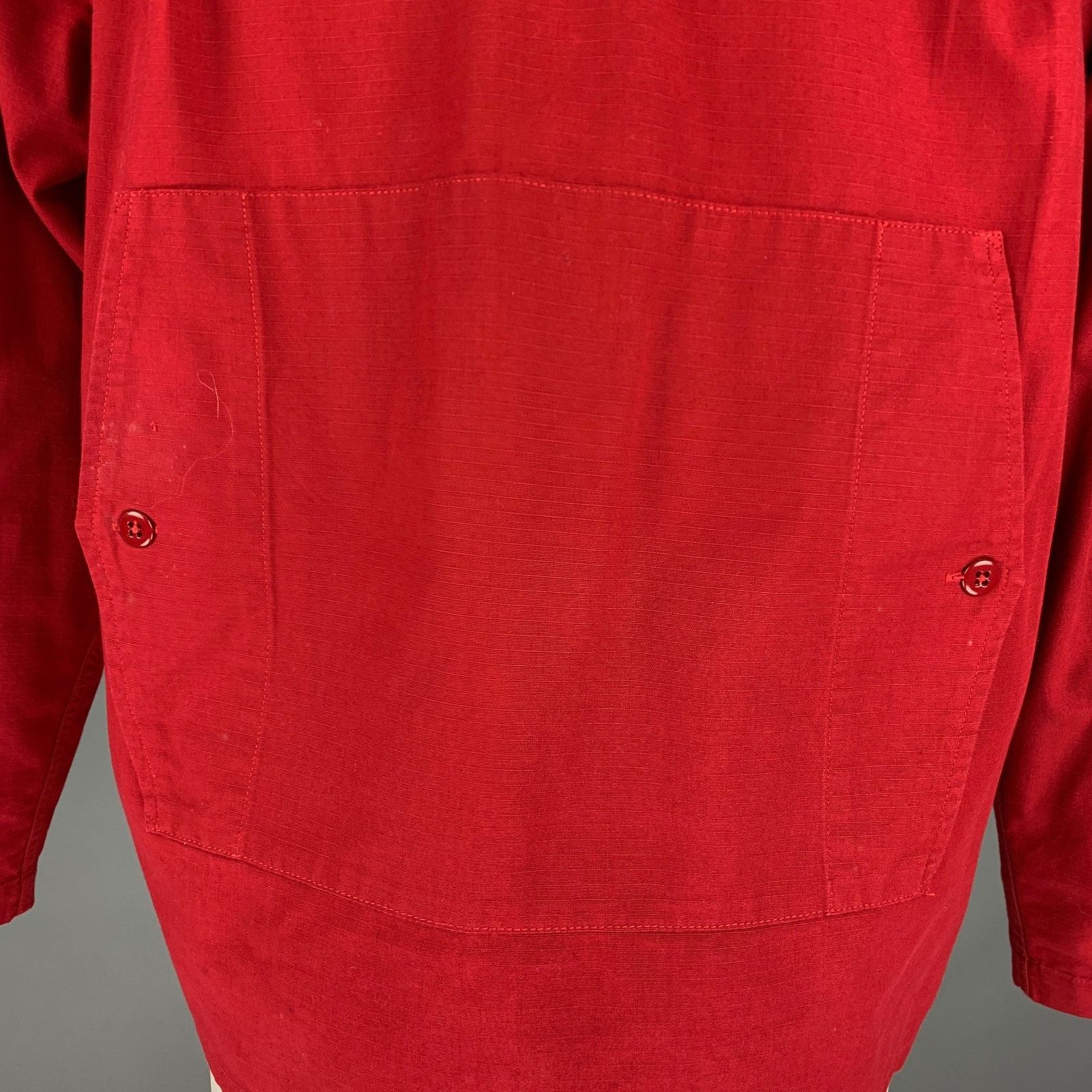 Engineered Garments ENGINEERED GARMENTS Size M Red Cotton Shirt Jacket Size US M / EU 48-50 / 2 - 4 Thumbnail
