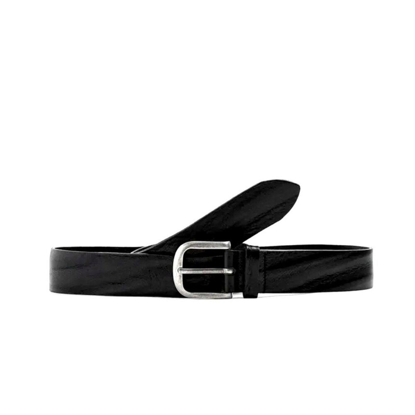 Zara NWT -Zara men’s - real leather belt in black-Sz 34 Size 34 - 1 Thumbnail