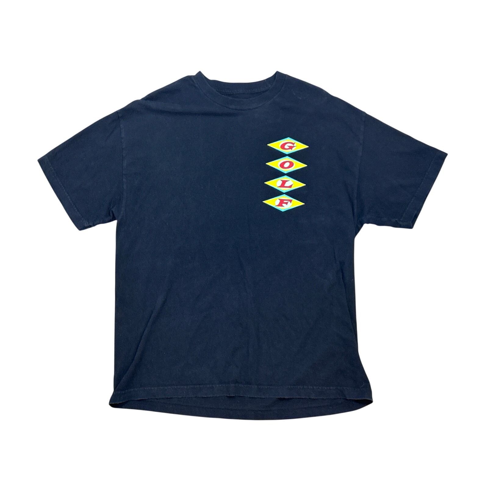 Golf Wang GOLF WANG Tyler the Creator Black yellow diamond shirt XL Size US XL / EU 56 / 4 - 1 Thumbnail