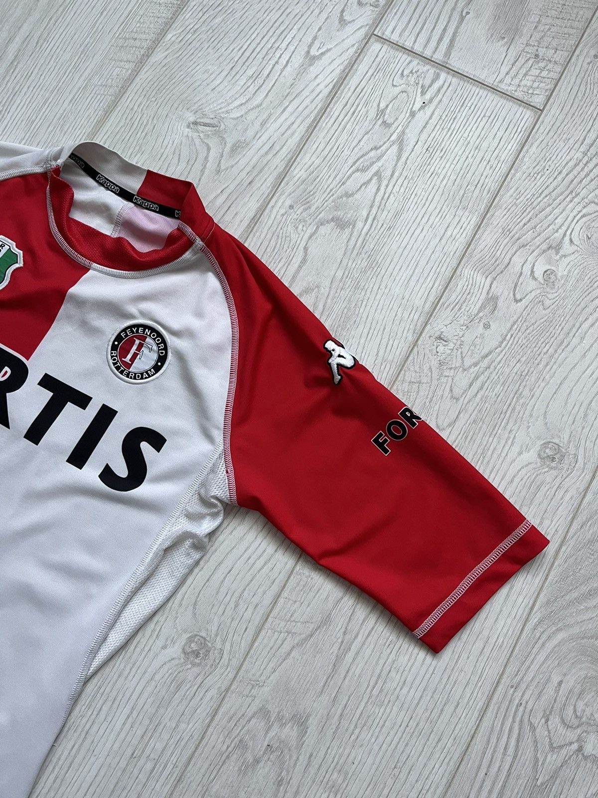 Kappa × Soccer Jersey × Vintage Feyenoord 2004/05 Kappa Home Shirt 