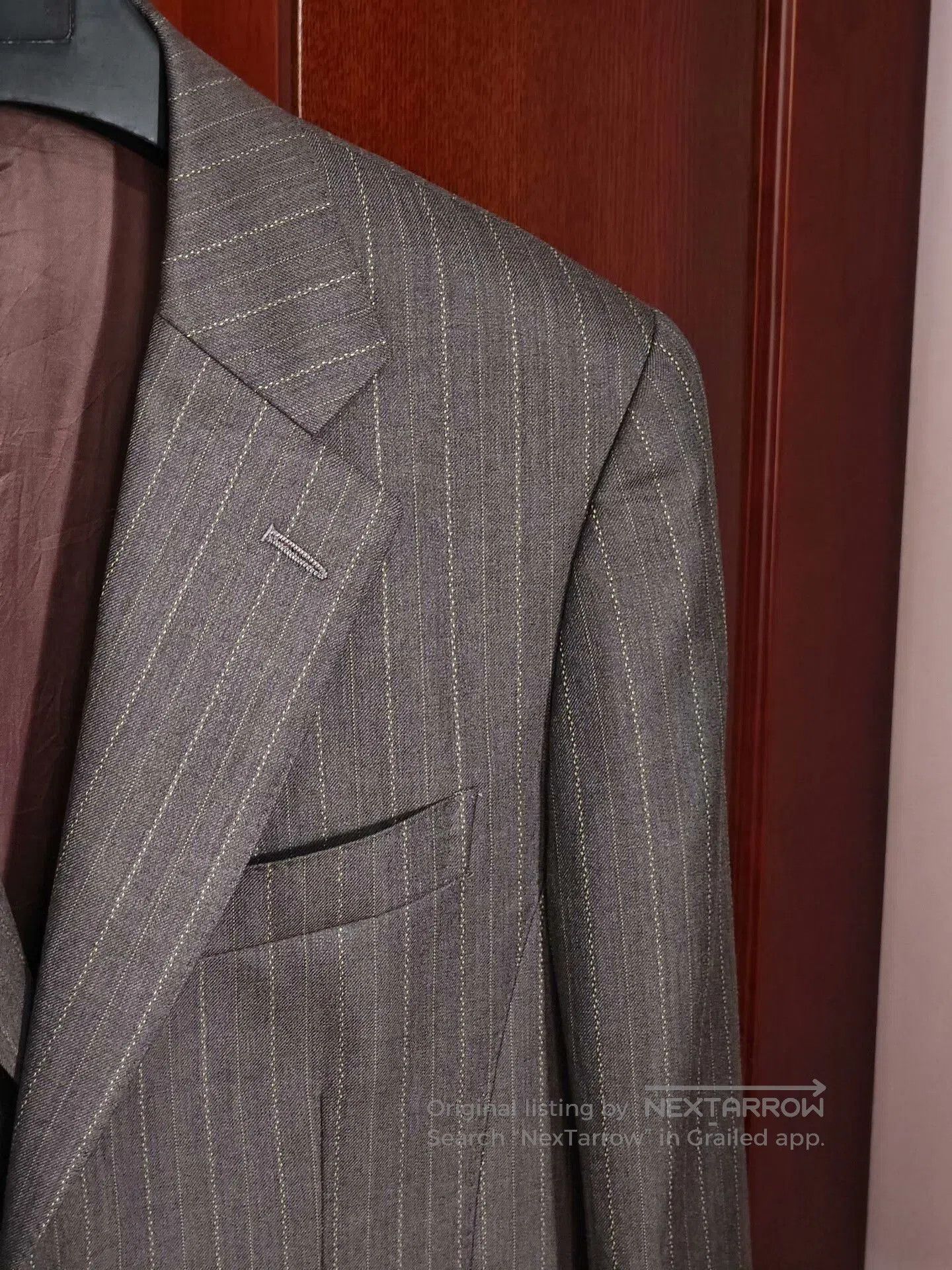 Japanese Brand Bower Roebuck Wool-Cashmere Suit Jacket. Size US M / EU 48-50 / 2 - 2 Thumbnail
