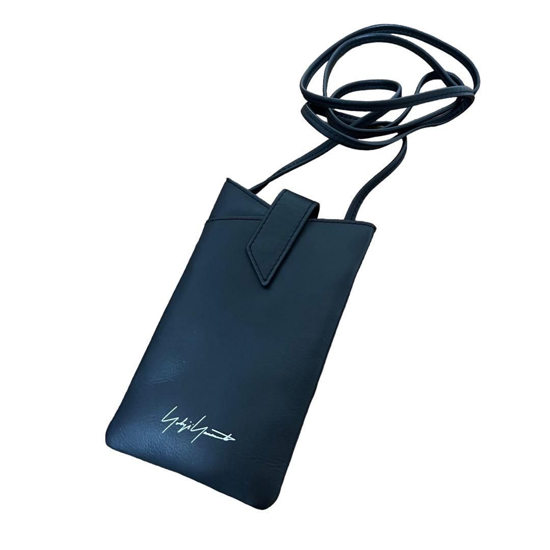 Yohji Yamamoto Logo Smartphone Shoulder Pouch
