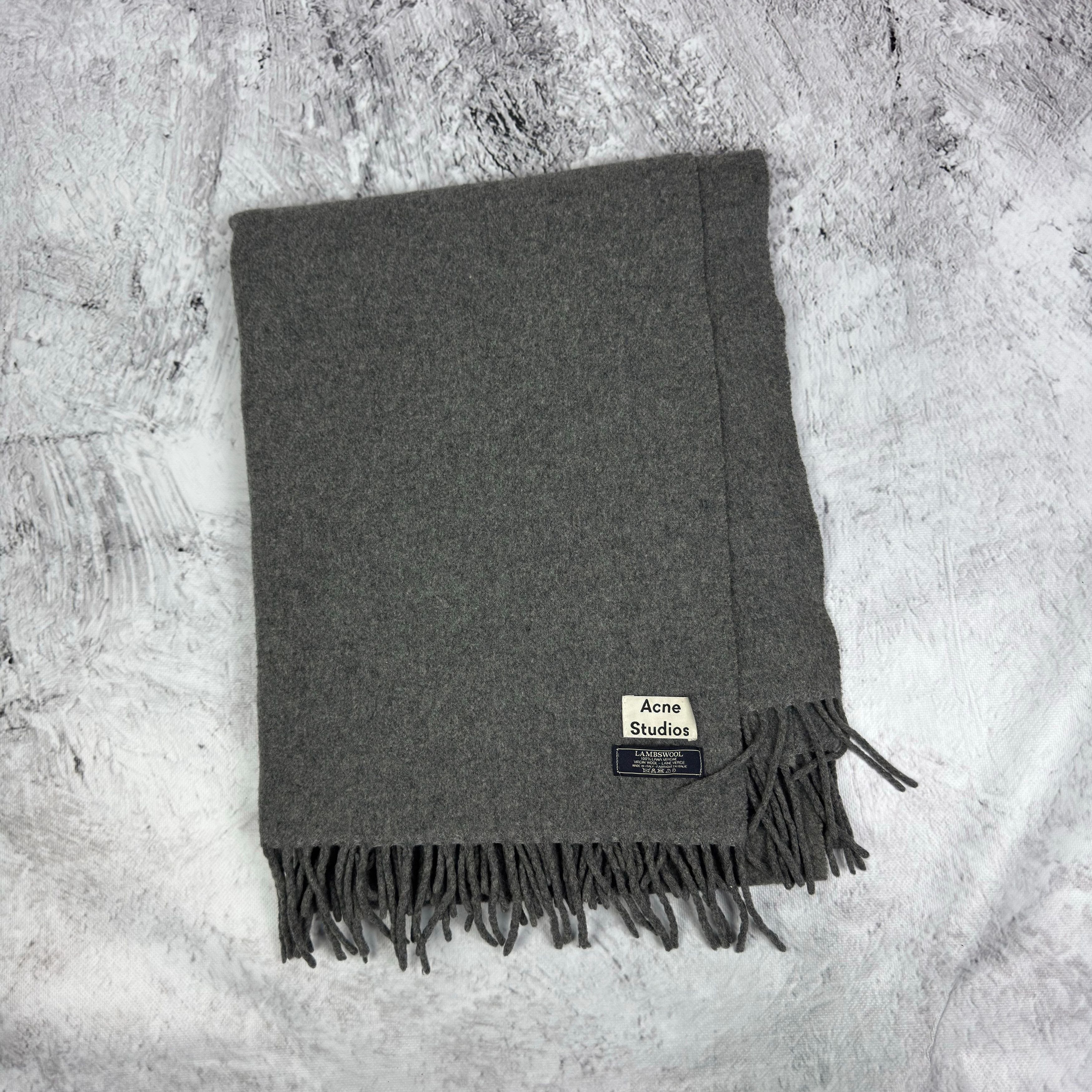 Acne Studios Acne Studios Women's Lambswool Fringed Rectangular Scarf Size ONE SIZE - 1 Thumbnail