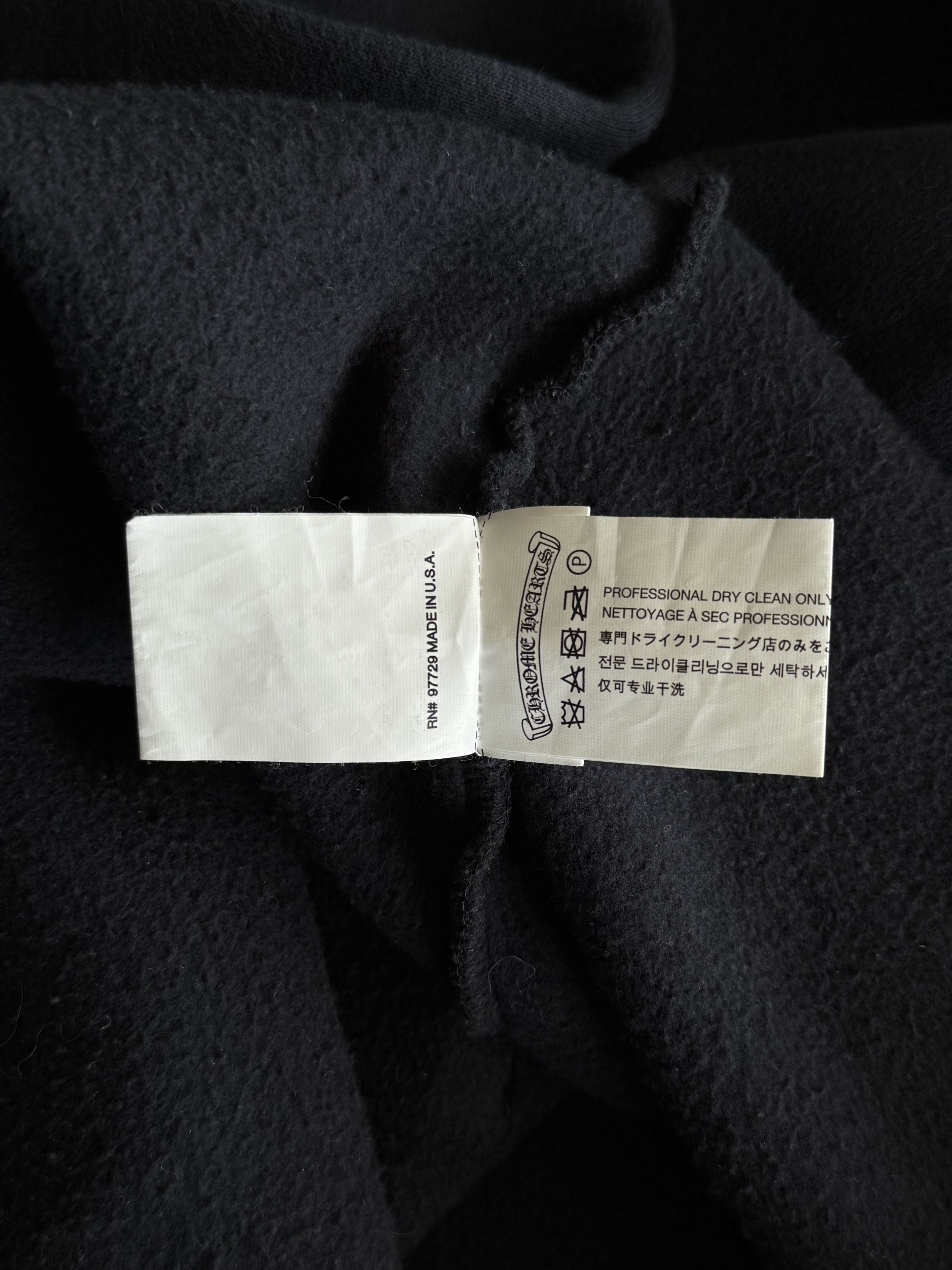 Chrome Hearts Chrome Hearts Black Leather Triple Cross Hoodie Size US S / EU 44-46 / 1 - 5 Thumbnail