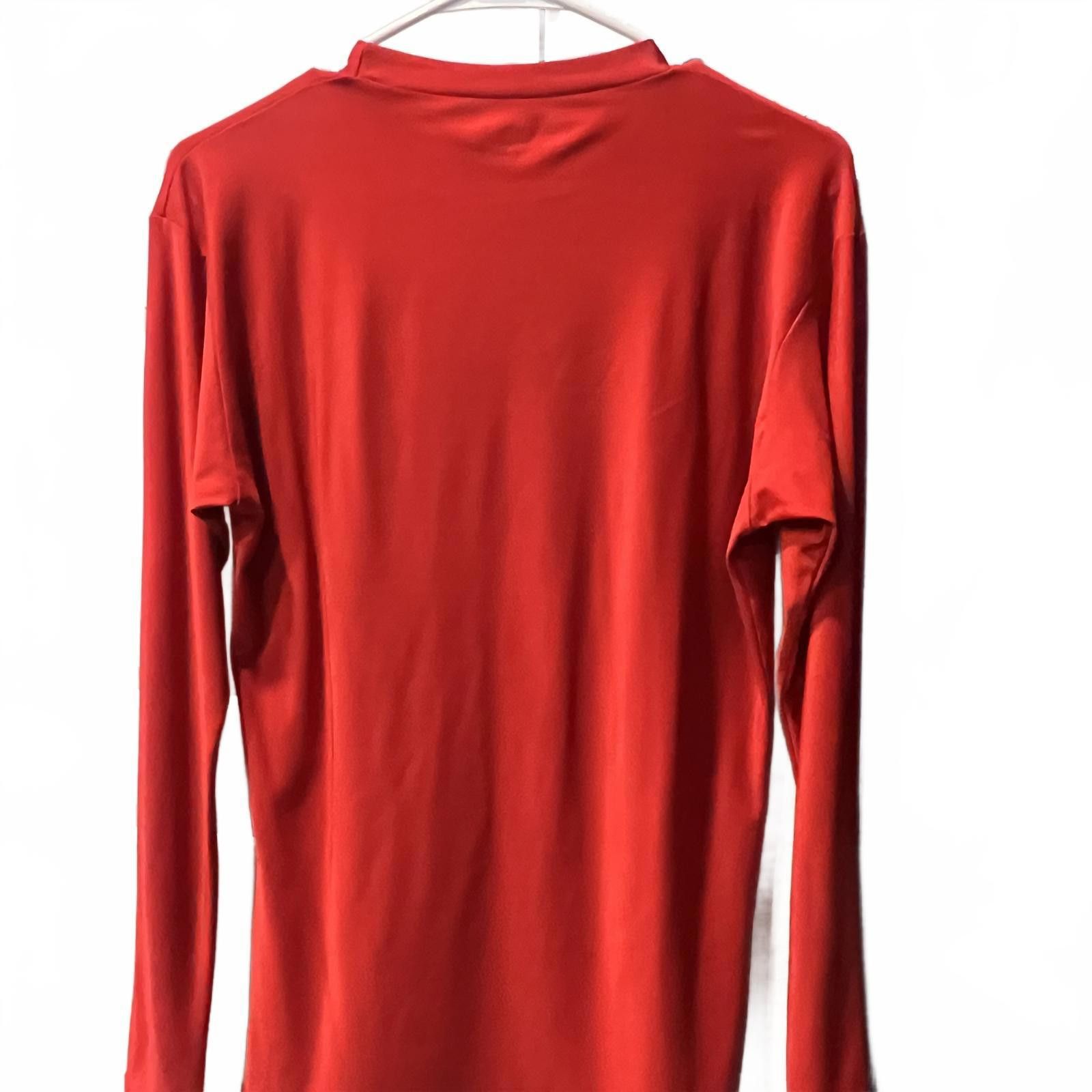 Other Men's Long Sleeve Red Shirt Size ONE SIZE - 2 Thumbnail