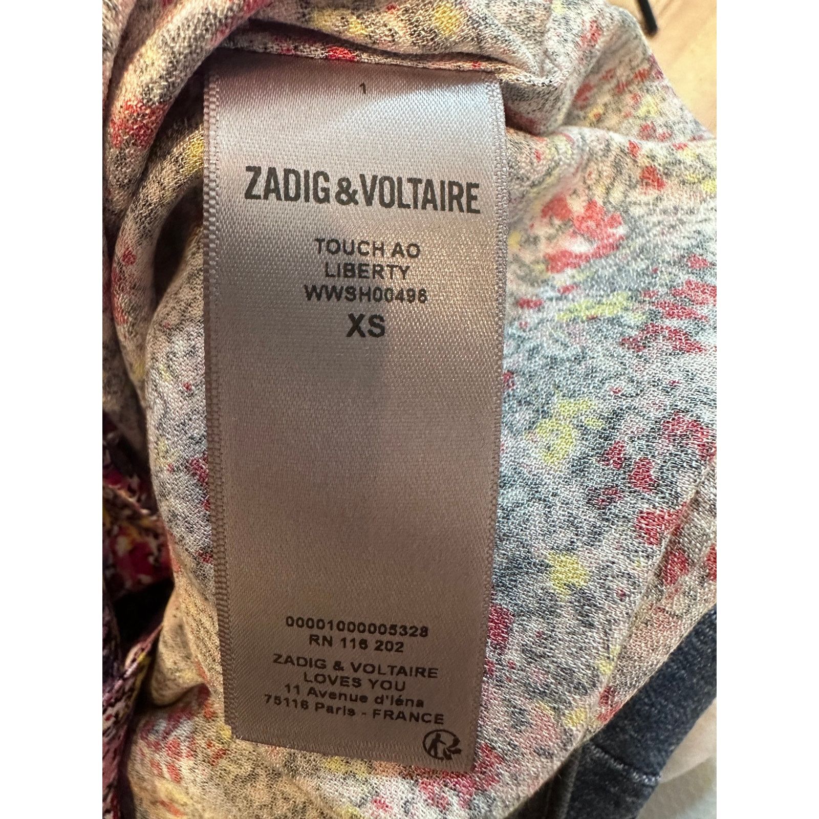 Zadig & Voltaire Zadig & Voltaire Touch Ao Liberty Top Neck Ties Rose XS Size XS / US 0-2 / IT 36-38 - 17 Thumbnail