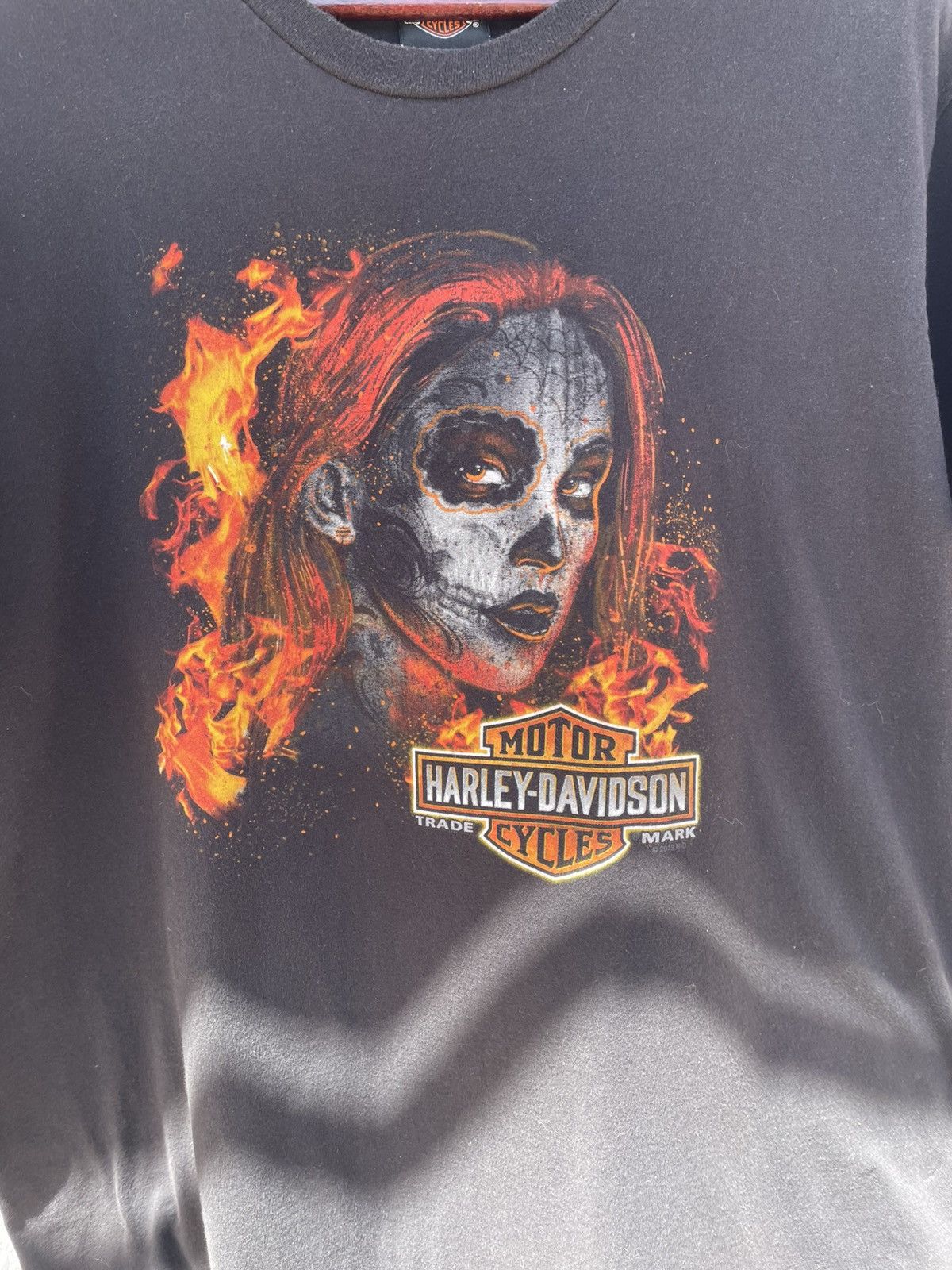 Harley Davidson Vintage 2000s Harley Davidson thunder black xl t-shirt Size US XL / EU 56 / 4 - 3 Thumbnail